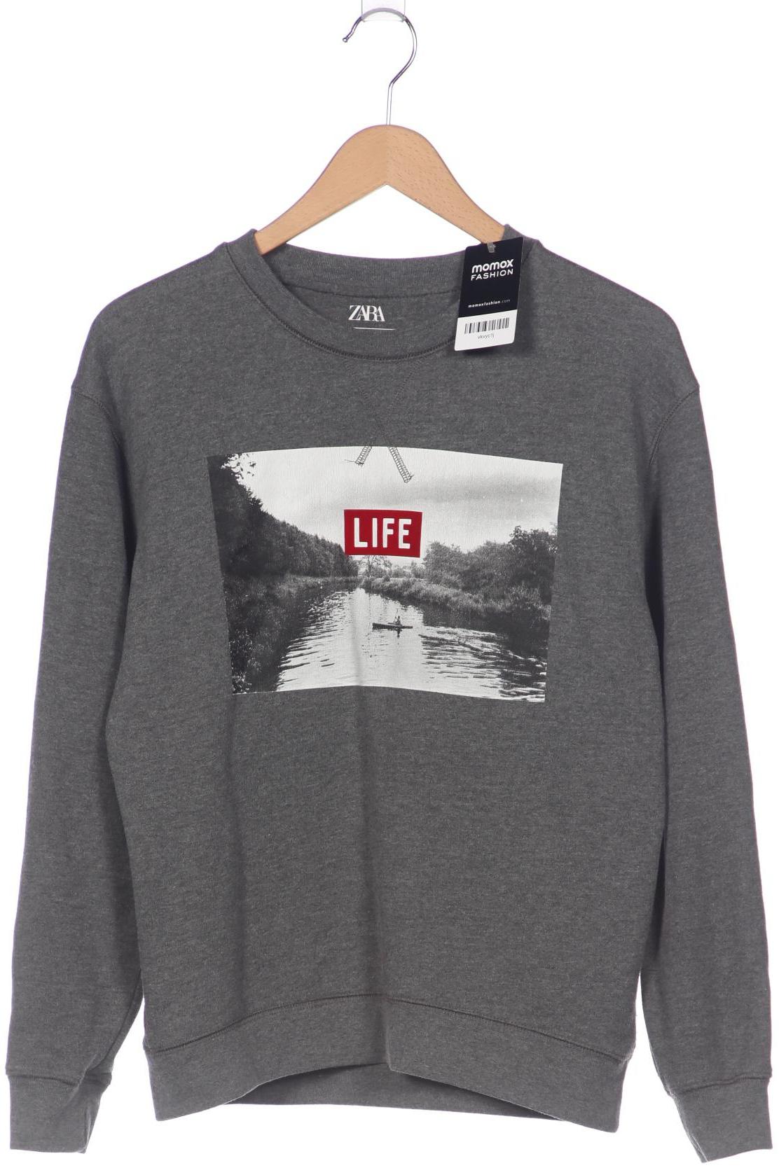 

Zara Damen Sweatshirt, grau, Gr. 36