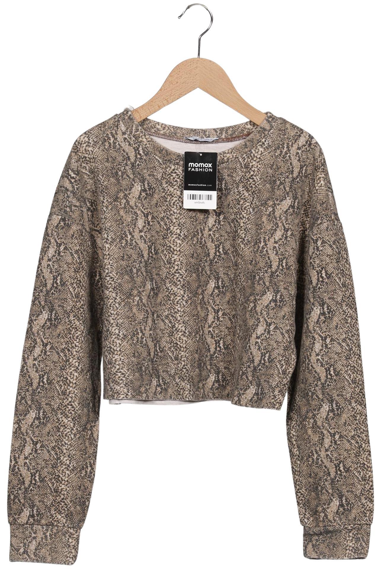 

Zara Damen Sweatshirt, beige, Gr. 36
