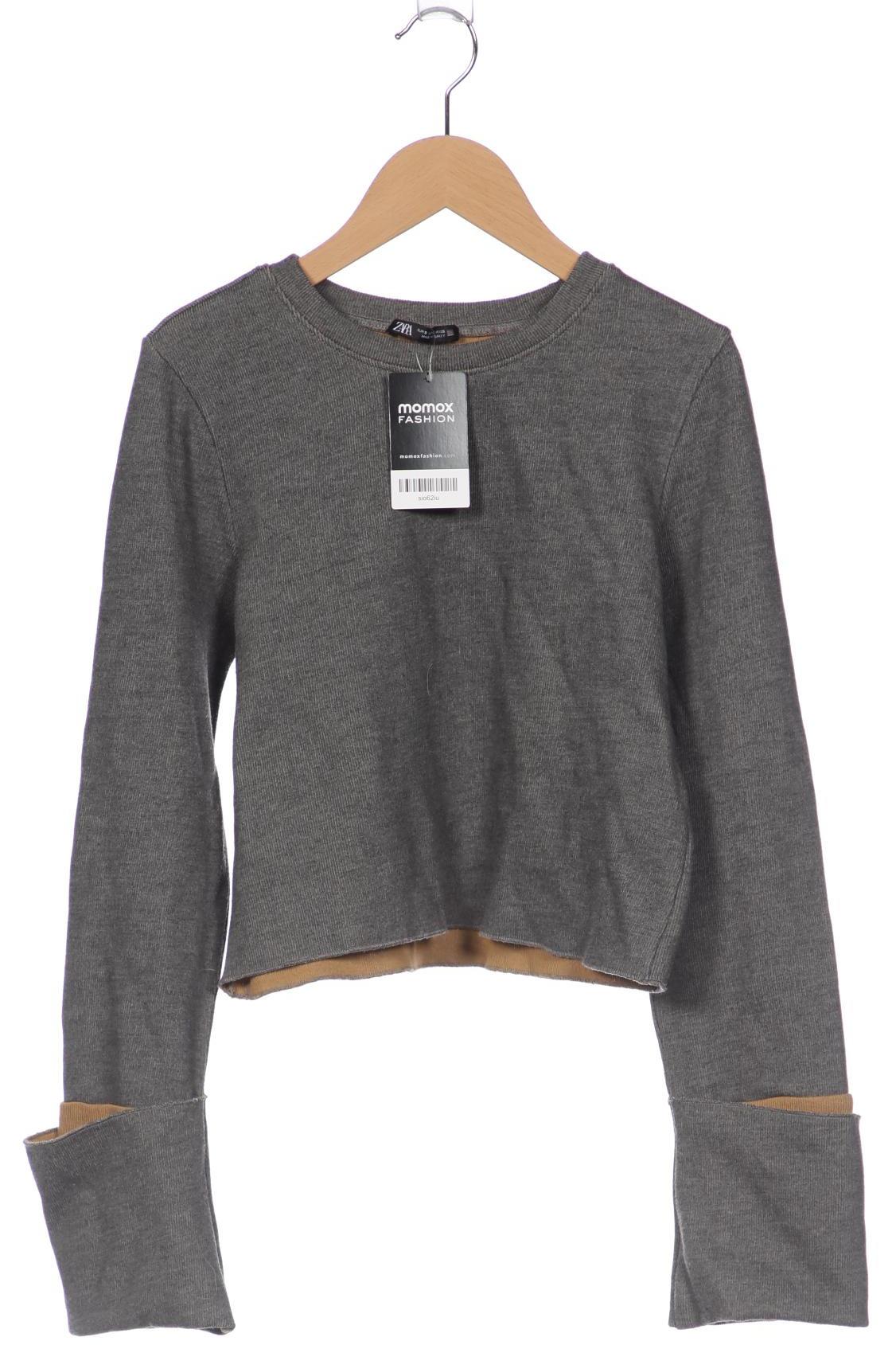 

Zara Damen Sweatshirt, grau, Gr. 36