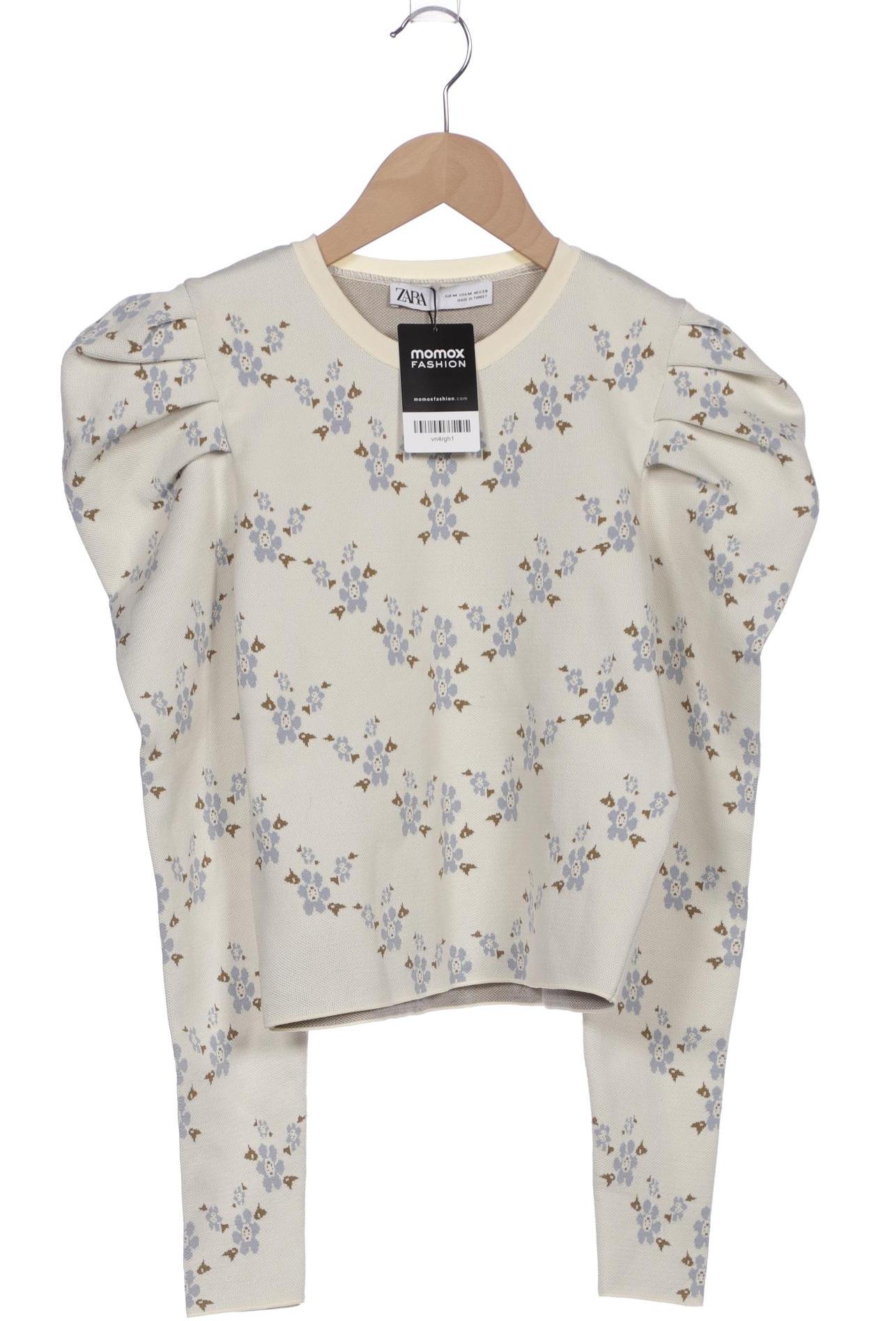 

Zara Damen Sweatshirt, cremeweiß, Gr. 38