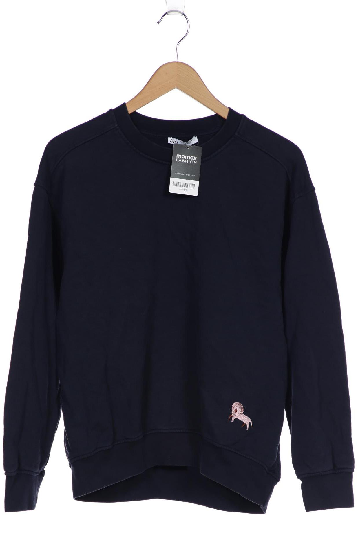 

ZARA Damen Sweatshirt, marineblau