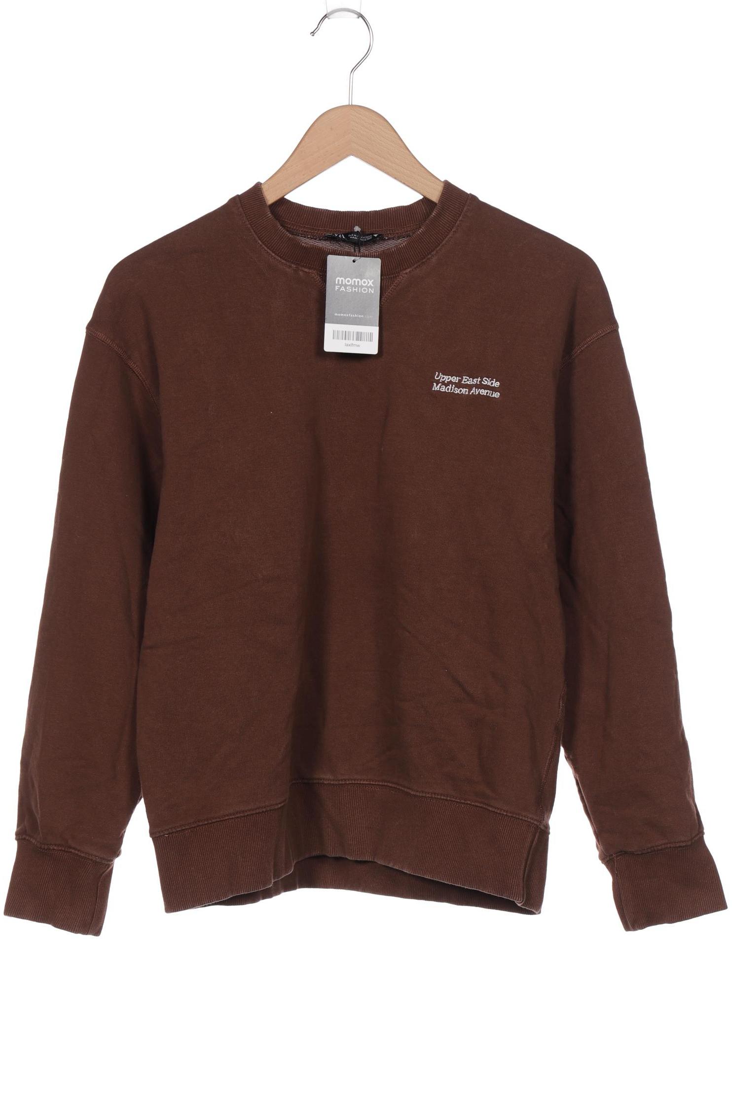 

ZARA Damen Sweatshirt, braun