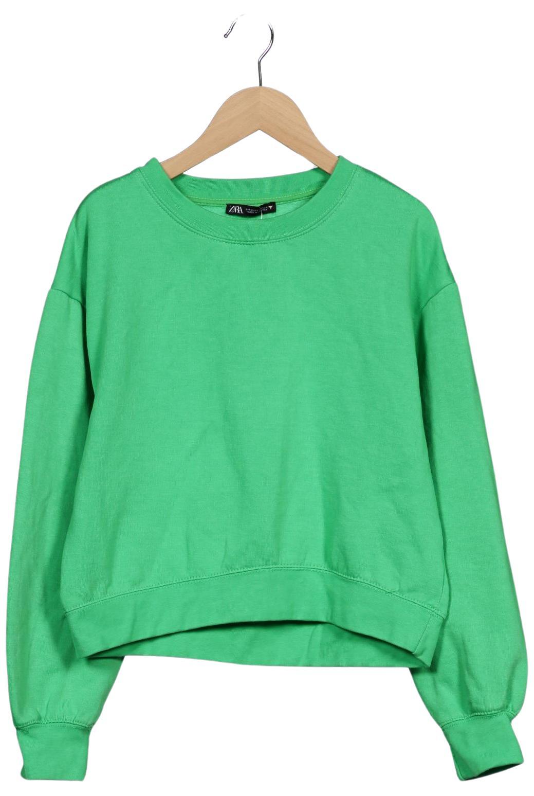 

Zara Damen Sweatshirt, grün, Gr. 38