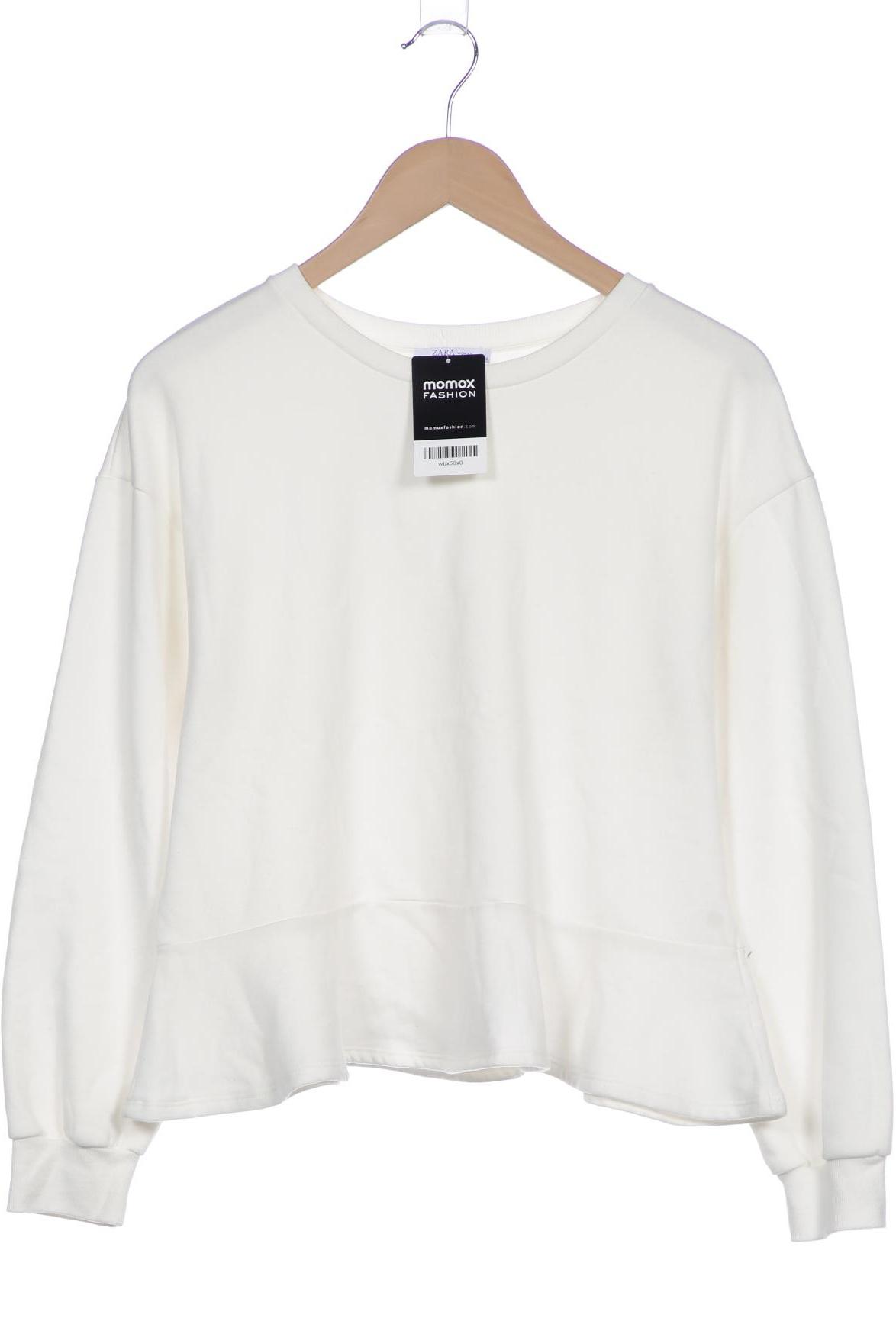 

Zara Damen Sweatshirt, weiß, Gr. 38