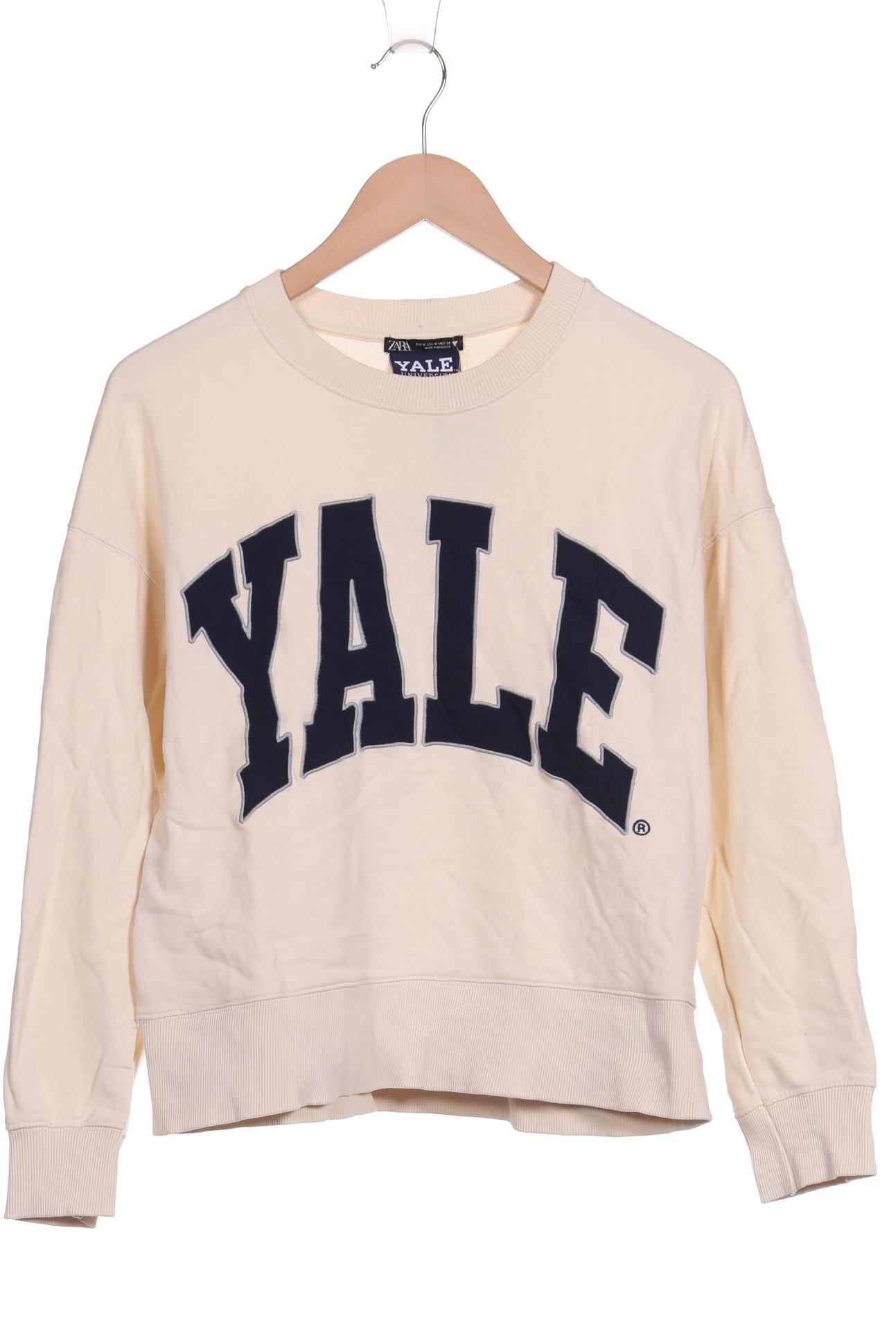 

Zara Damen Sweatshirt, cremeweiß, Gr. 38