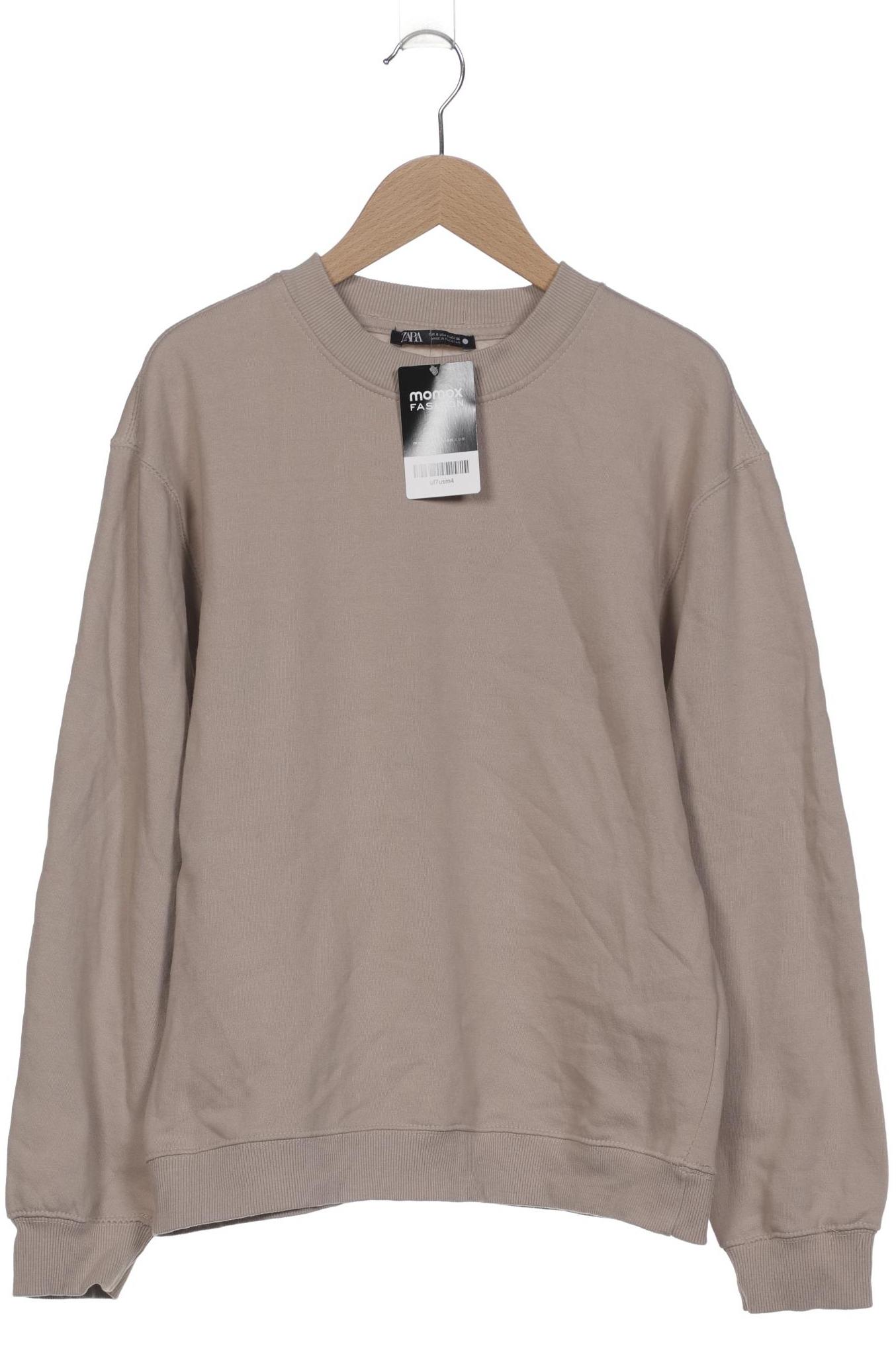 

Zara Damen Sweatshirt, beige, Gr. 36