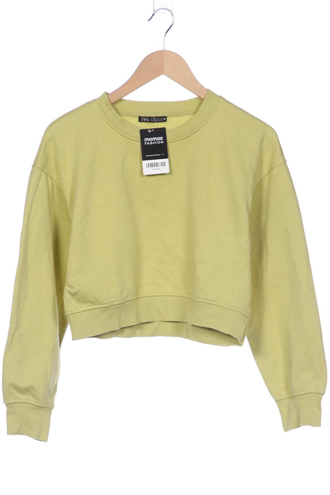 

ZARA Damen Sweatshirt, hellgrün