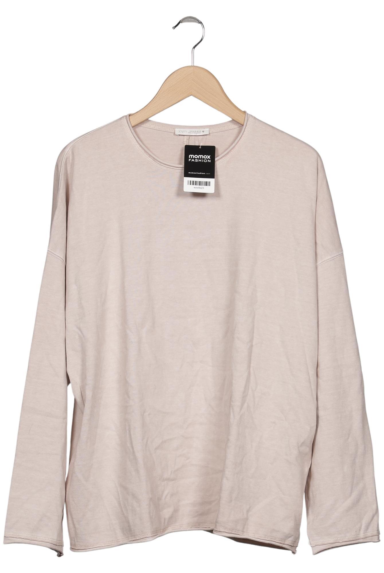 

Zara Damen Sweatshirt, beige, Gr. 38