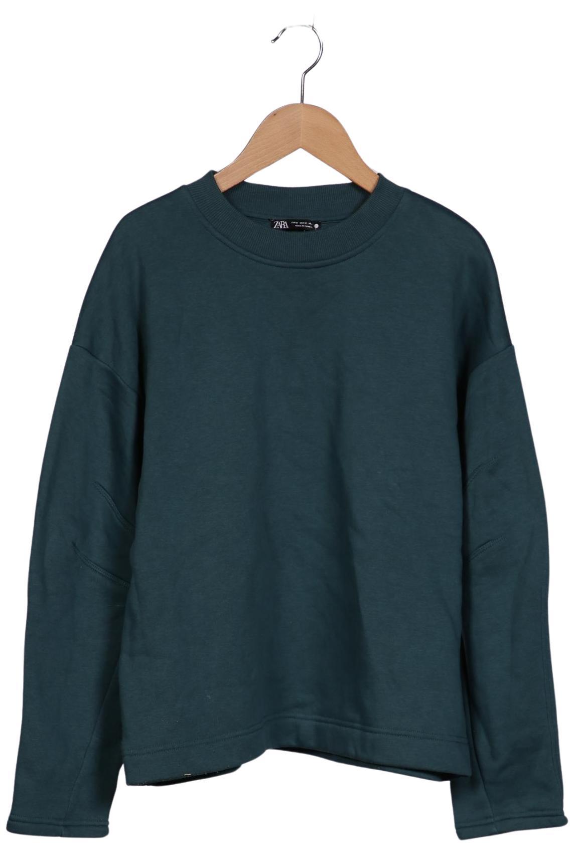 

Zara Damen Sweatshirt, türkis, Gr. 38