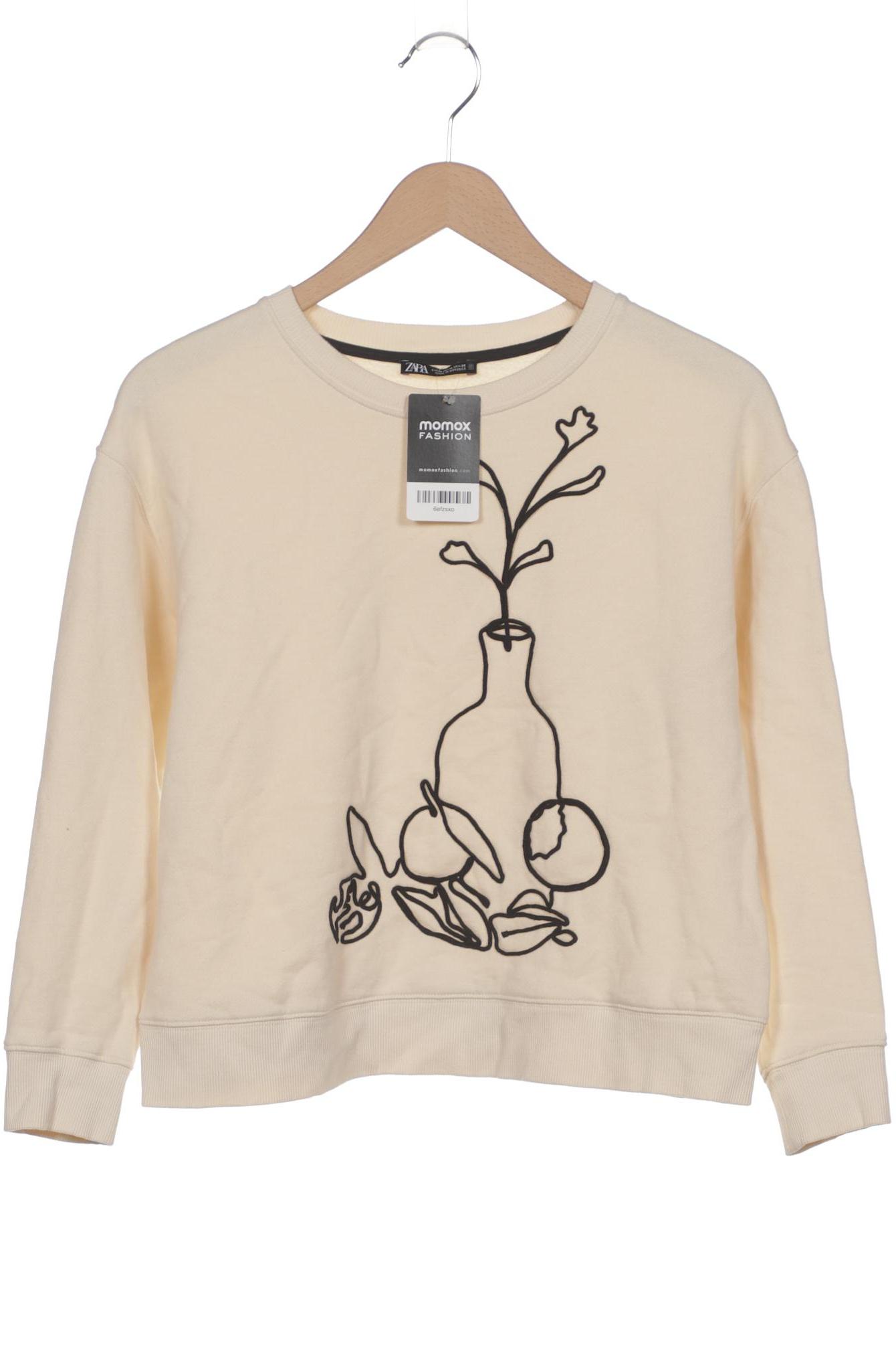 Thumbnail - Zara Damen Sweatshirt, cremeweiß, Gr. 38