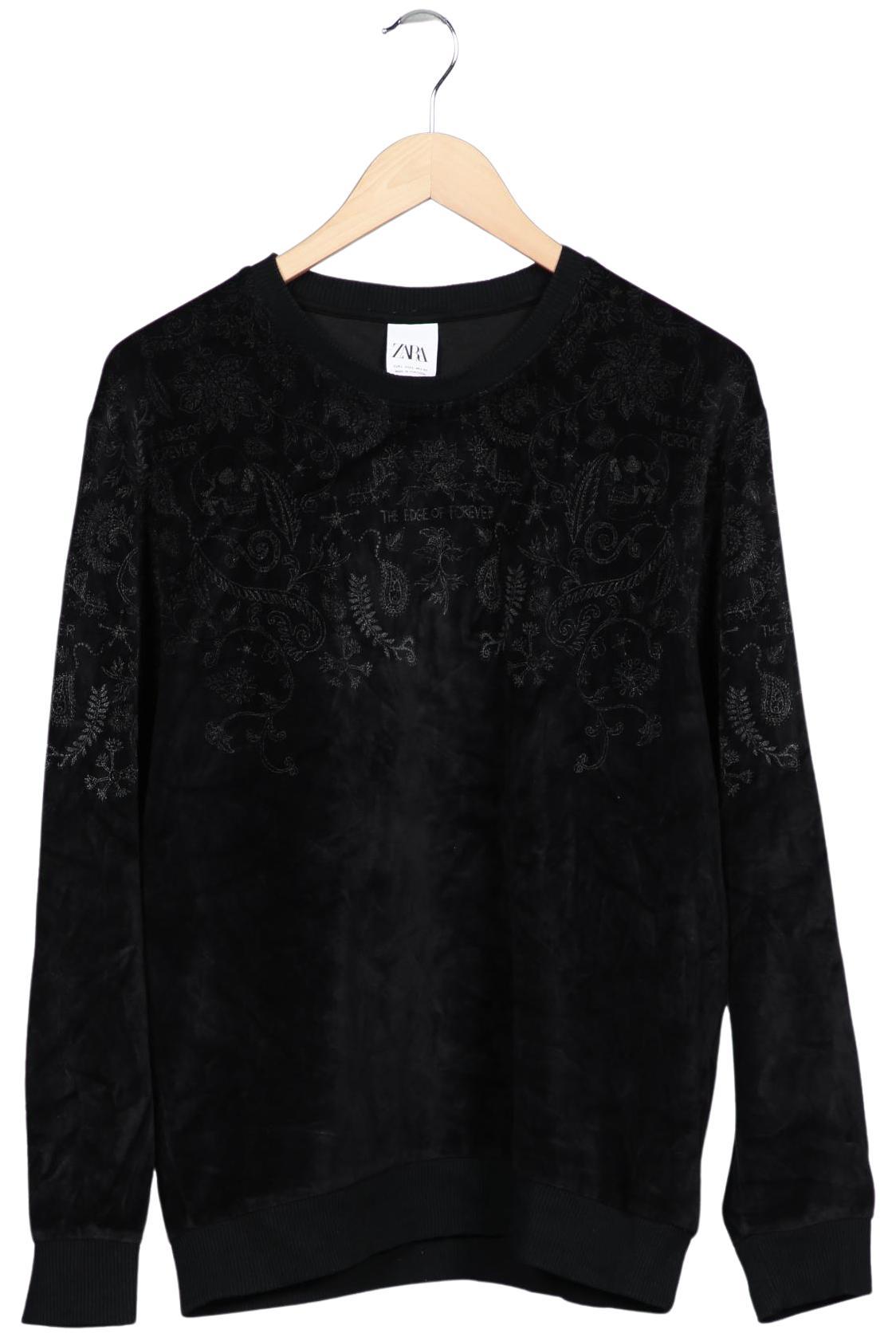 

Zara Damen Sweatshirt, schwarz, Gr. 42