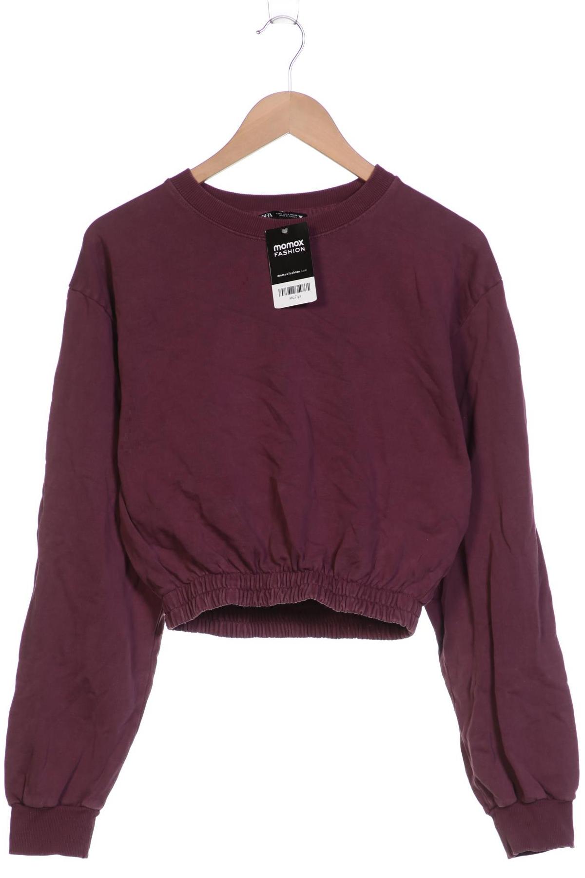 

ZARA Damen Sweatshirt, bordeaux
