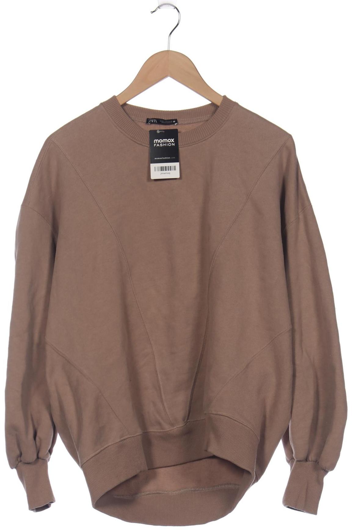 

Zara Damen Sweatshirt, braun, Gr. 36