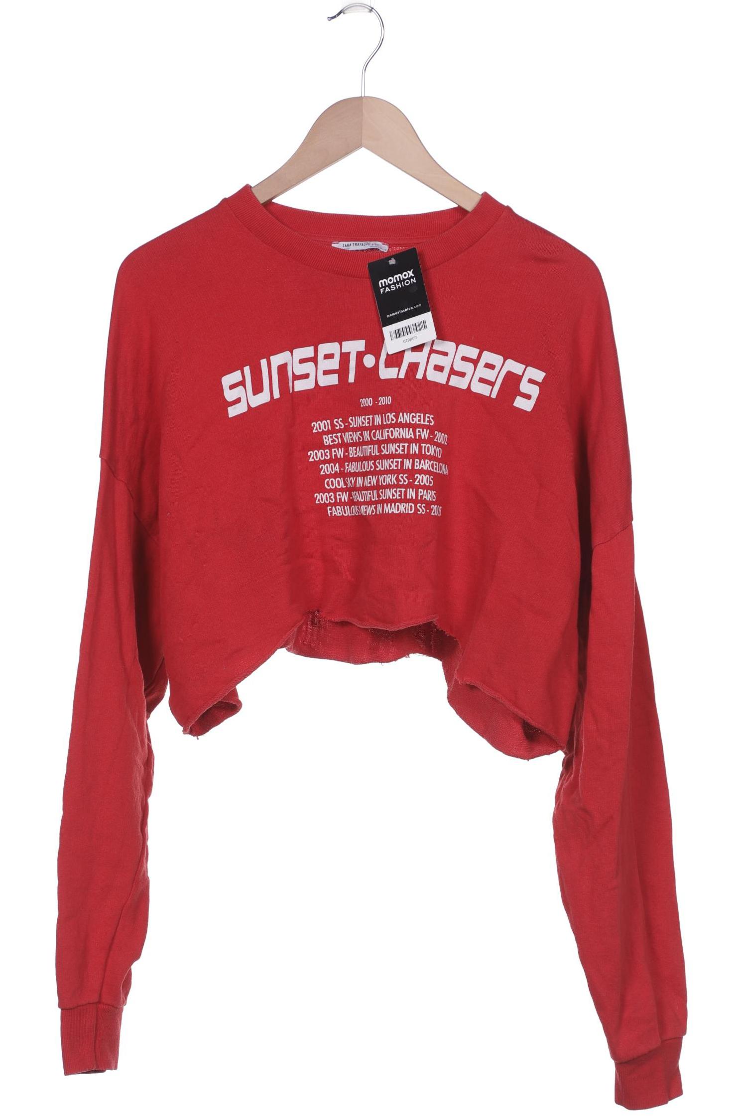 

ZARA Damen Sweatshirt, rot