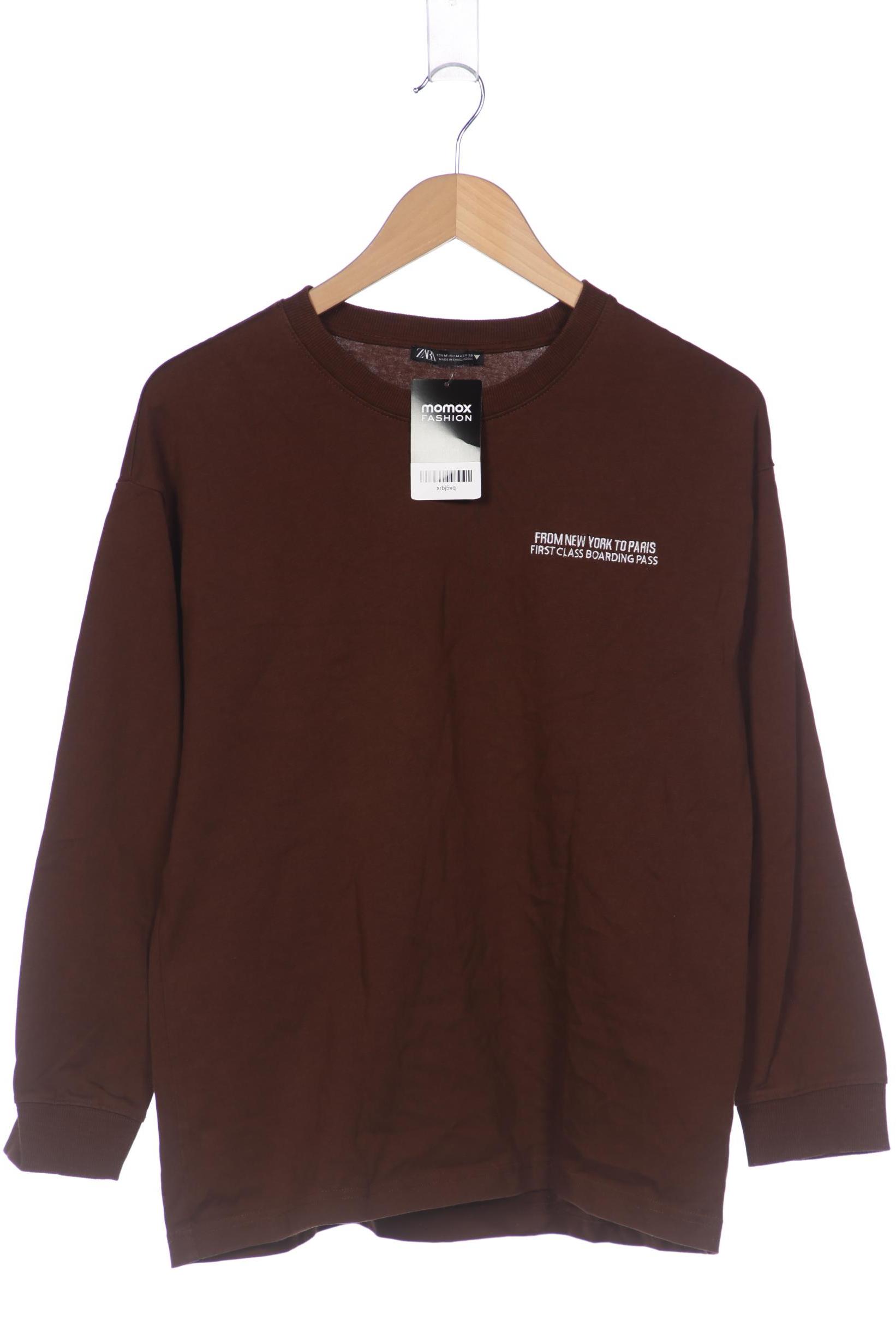 

ZARA Damen Sweatshirt, braun