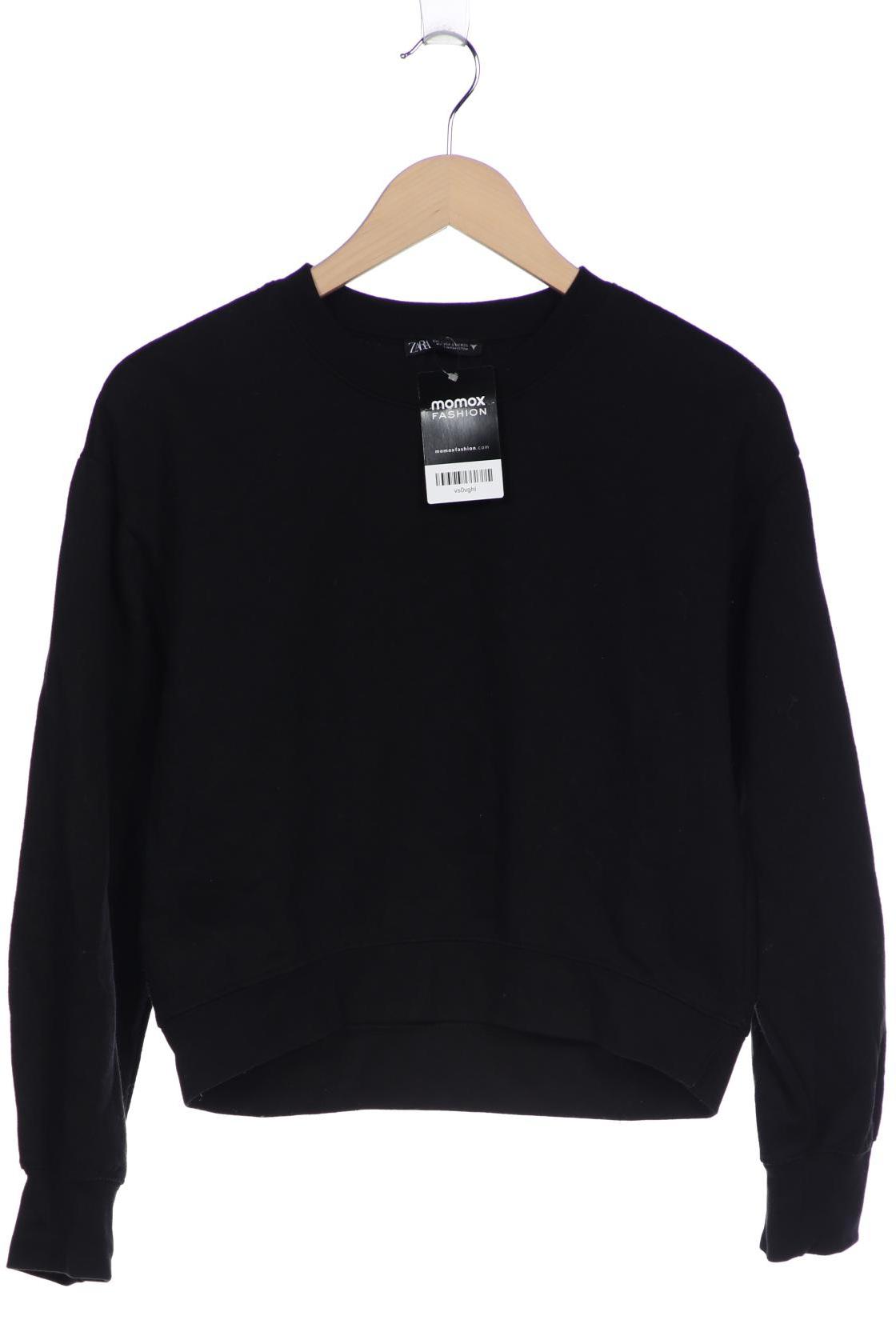 

ZARA Damen Sweatshirt, schwarz