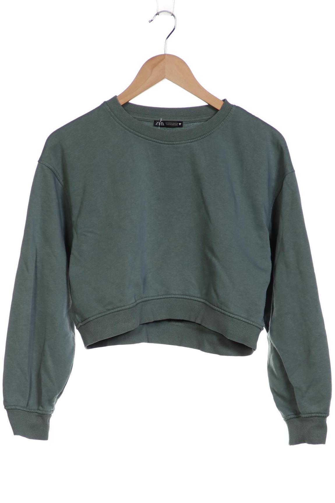 

Zara Damen Sweatshirt, türkis, Gr. 36