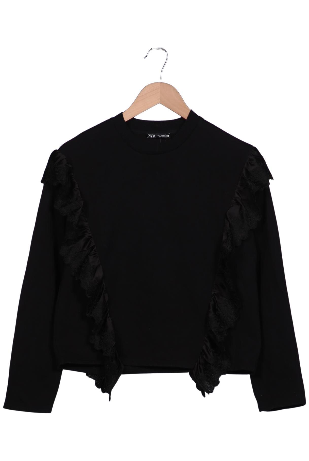 

Zara Damen Sweatshirt, schwarz, Gr. 36