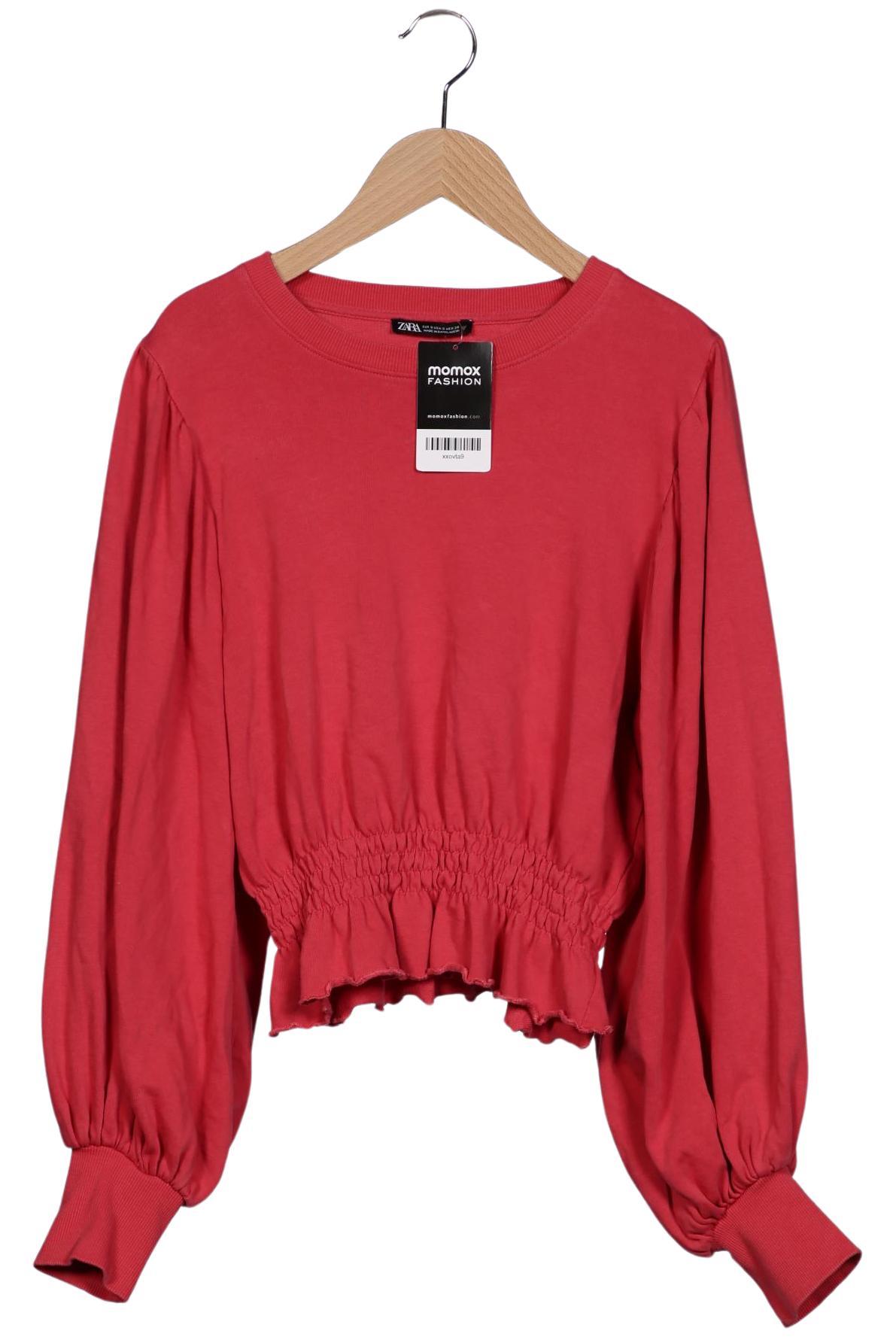 

Zara Damen Sweatshirt, rot, Gr. 36