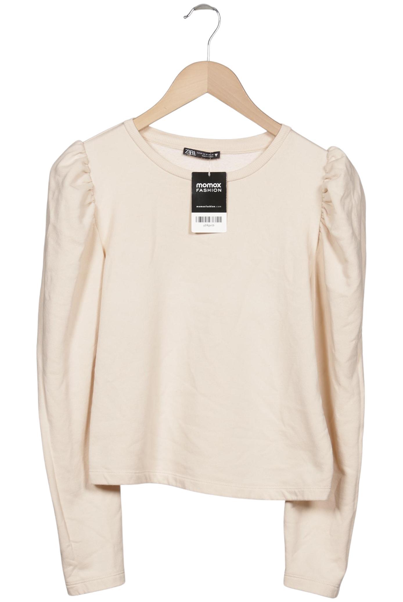 

Zara Damen Sweatshirt, beige, Gr. 38