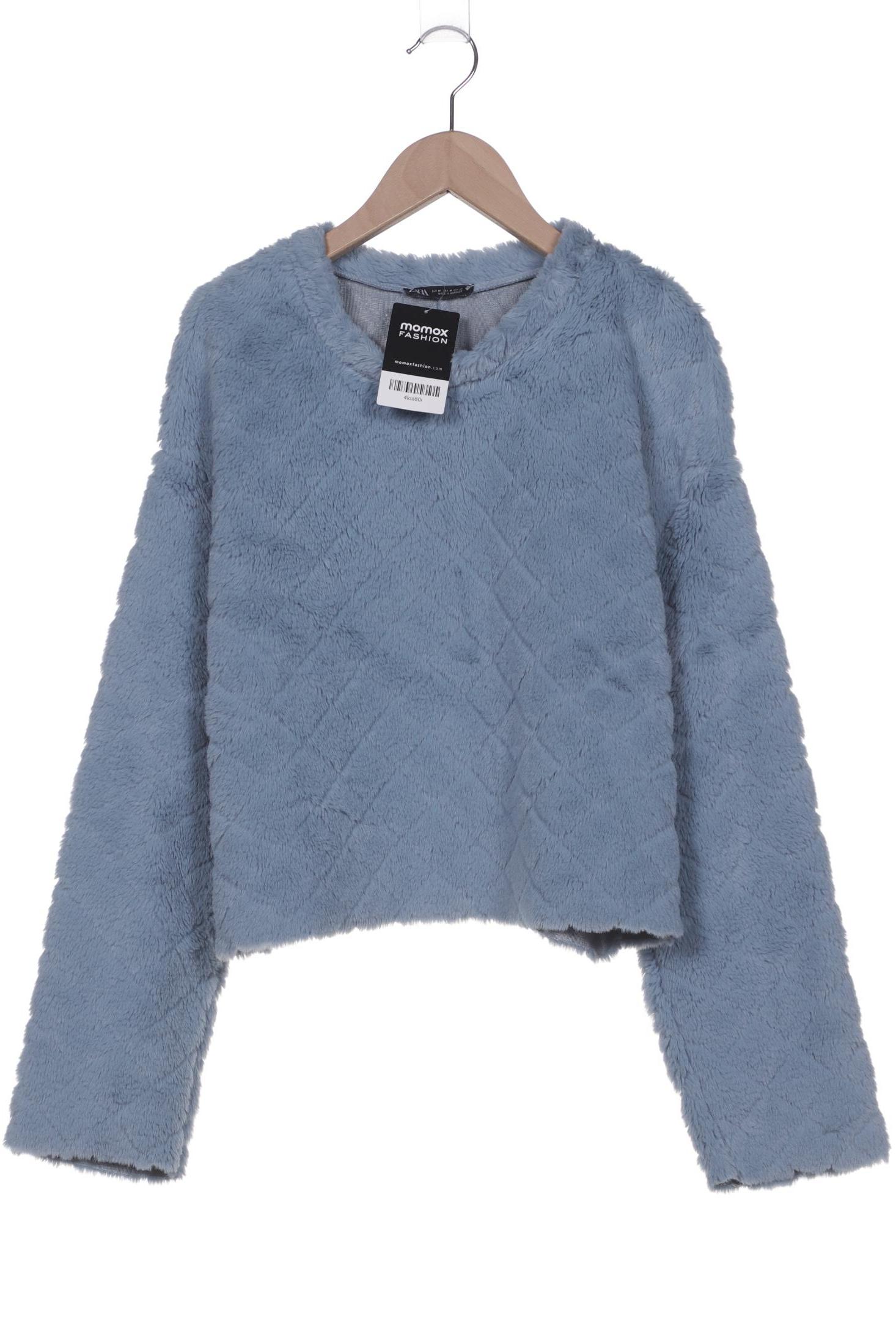 

Zara Damen Sweatshirt, blau, Gr. 38