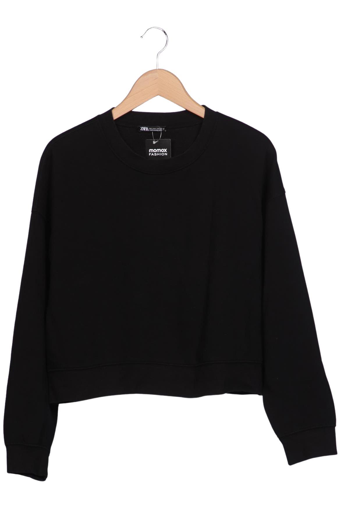 

Zara Damen Sweatshirt, schwarz, Gr. 42