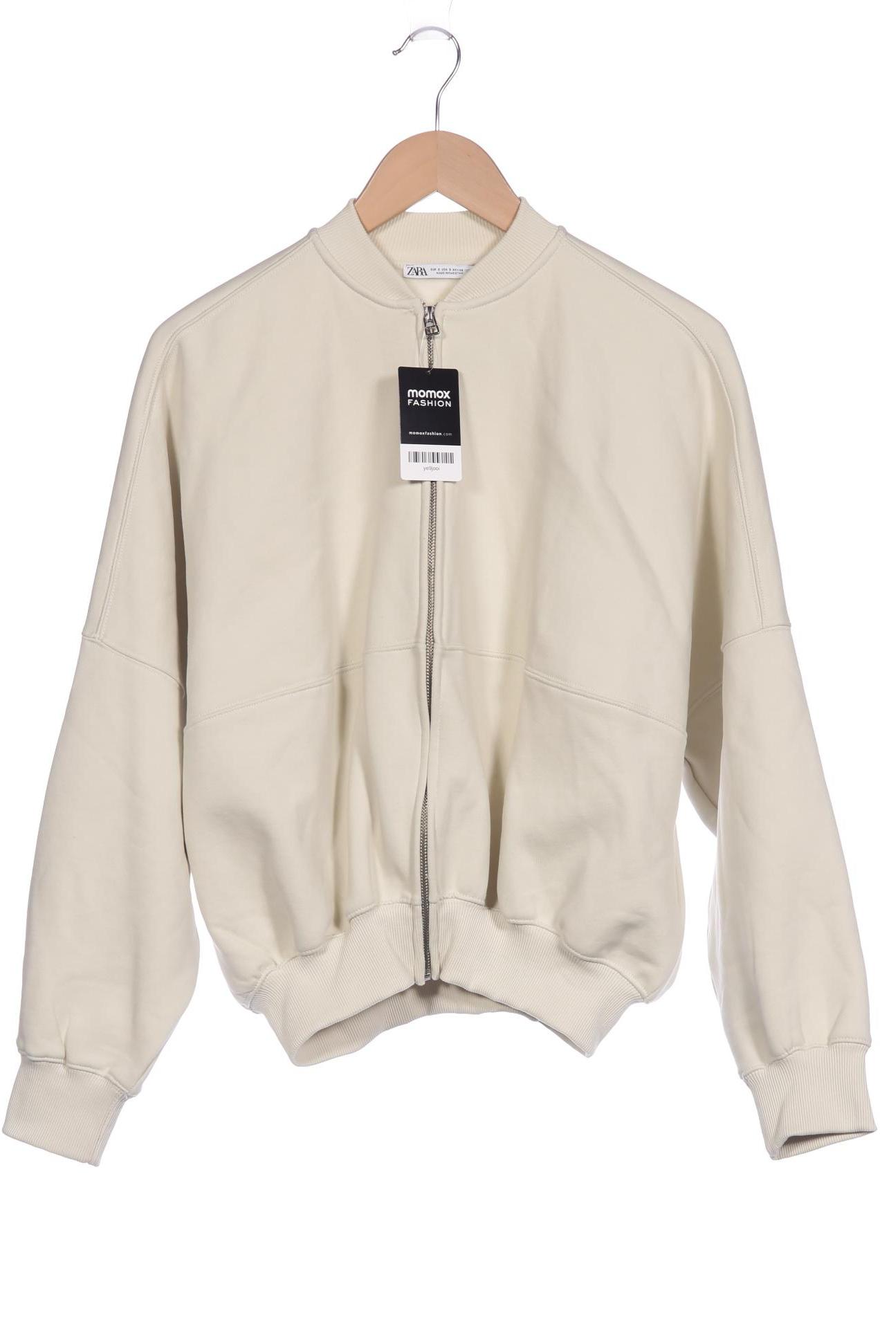 

Zara Damen Sweatshirt, cremeweiß, Gr. 36