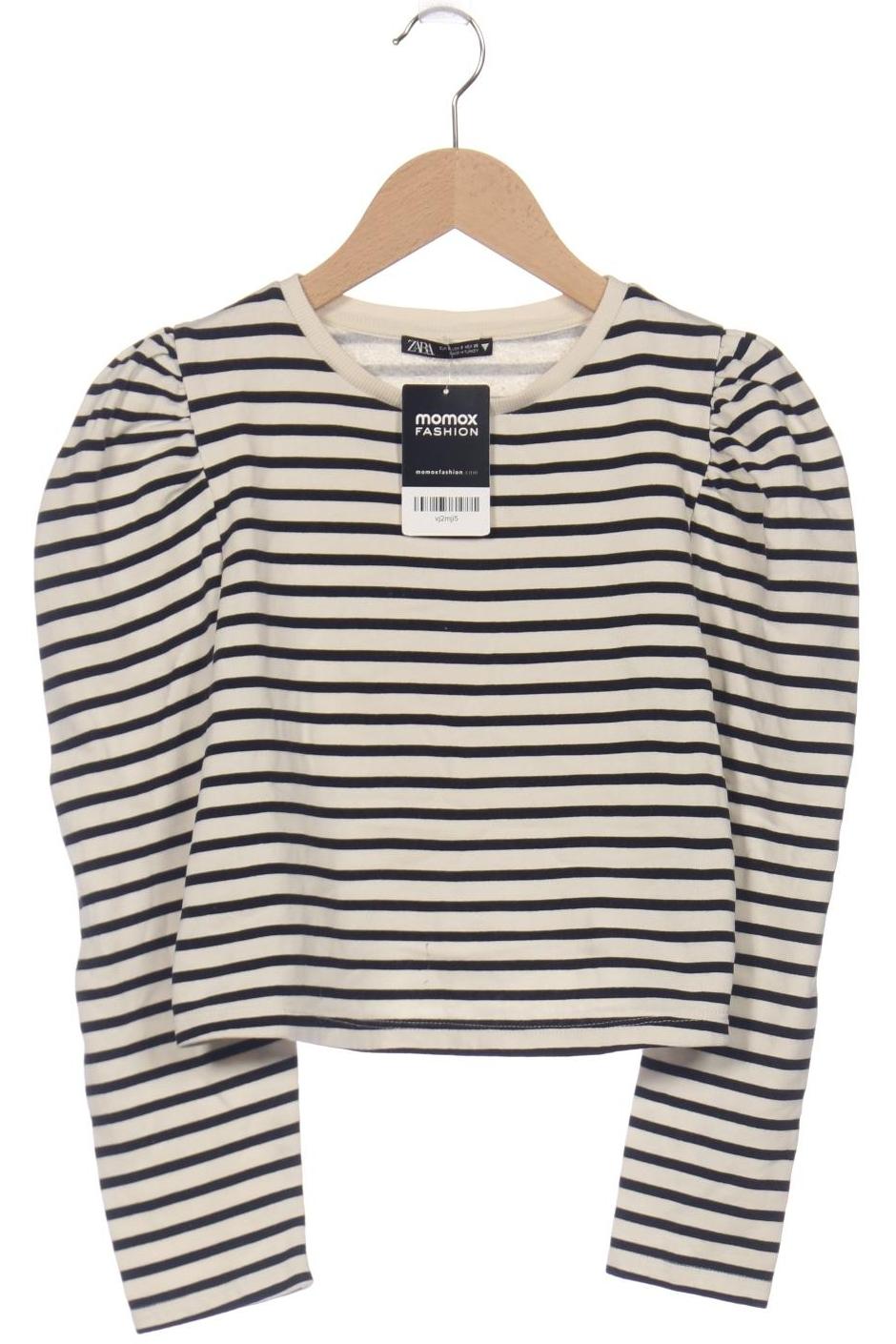 

Zara Damen Sweatshirt, cremeweiß, Gr. 36