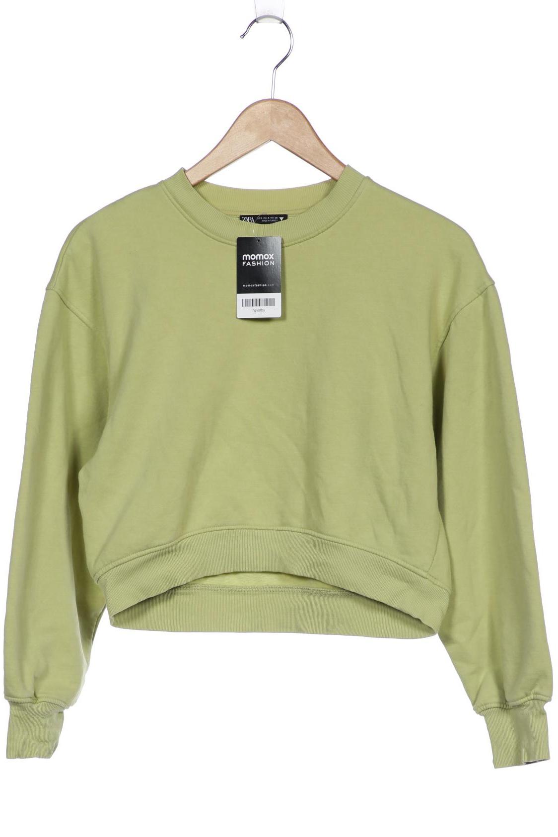 

Zara Damen Sweatshirt, hellgrün, Gr. 36