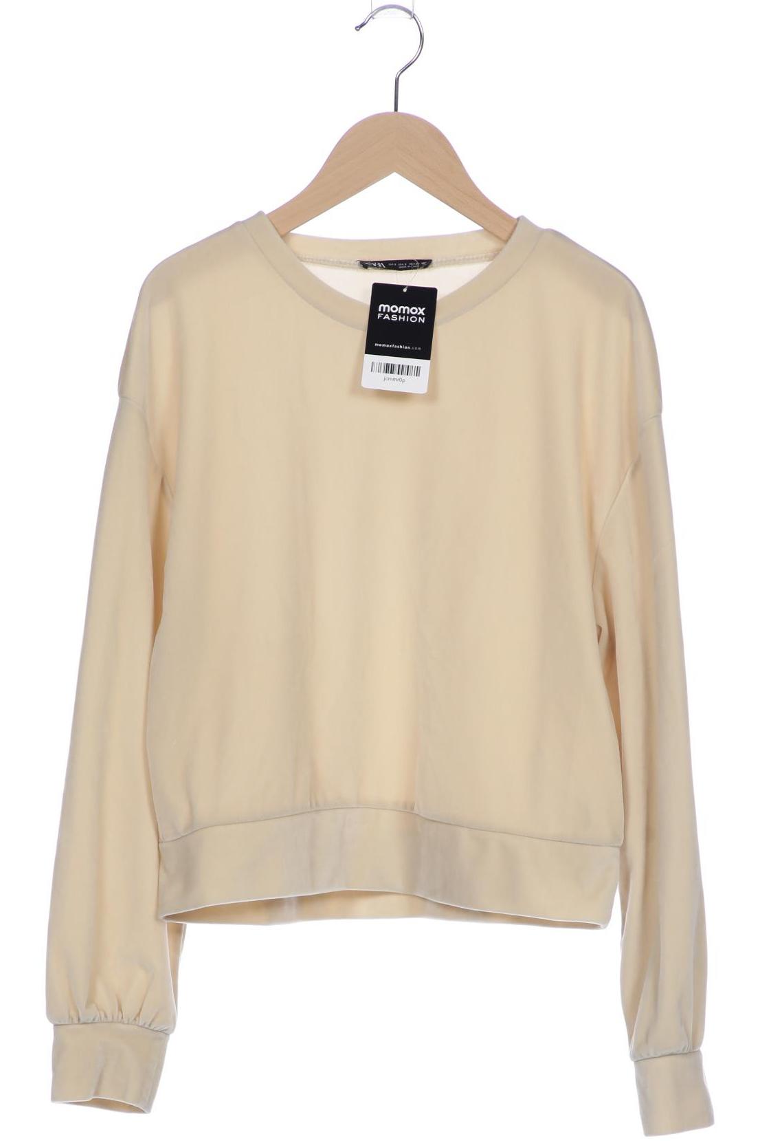 

Zara Damen Sweatshirt, beige, Gr. 36