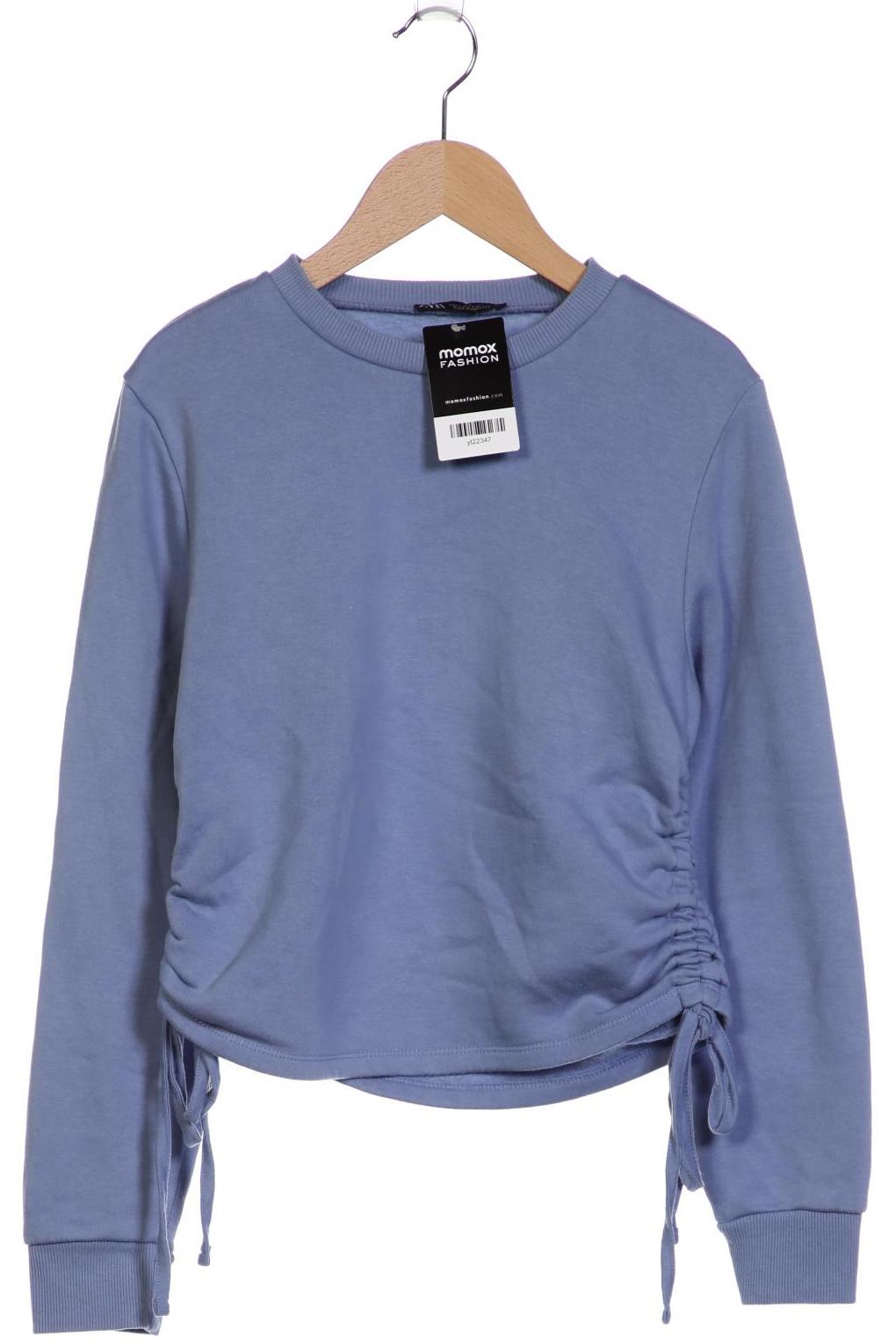 

Zara Damen Sweatshirt, blau, Gr. 36