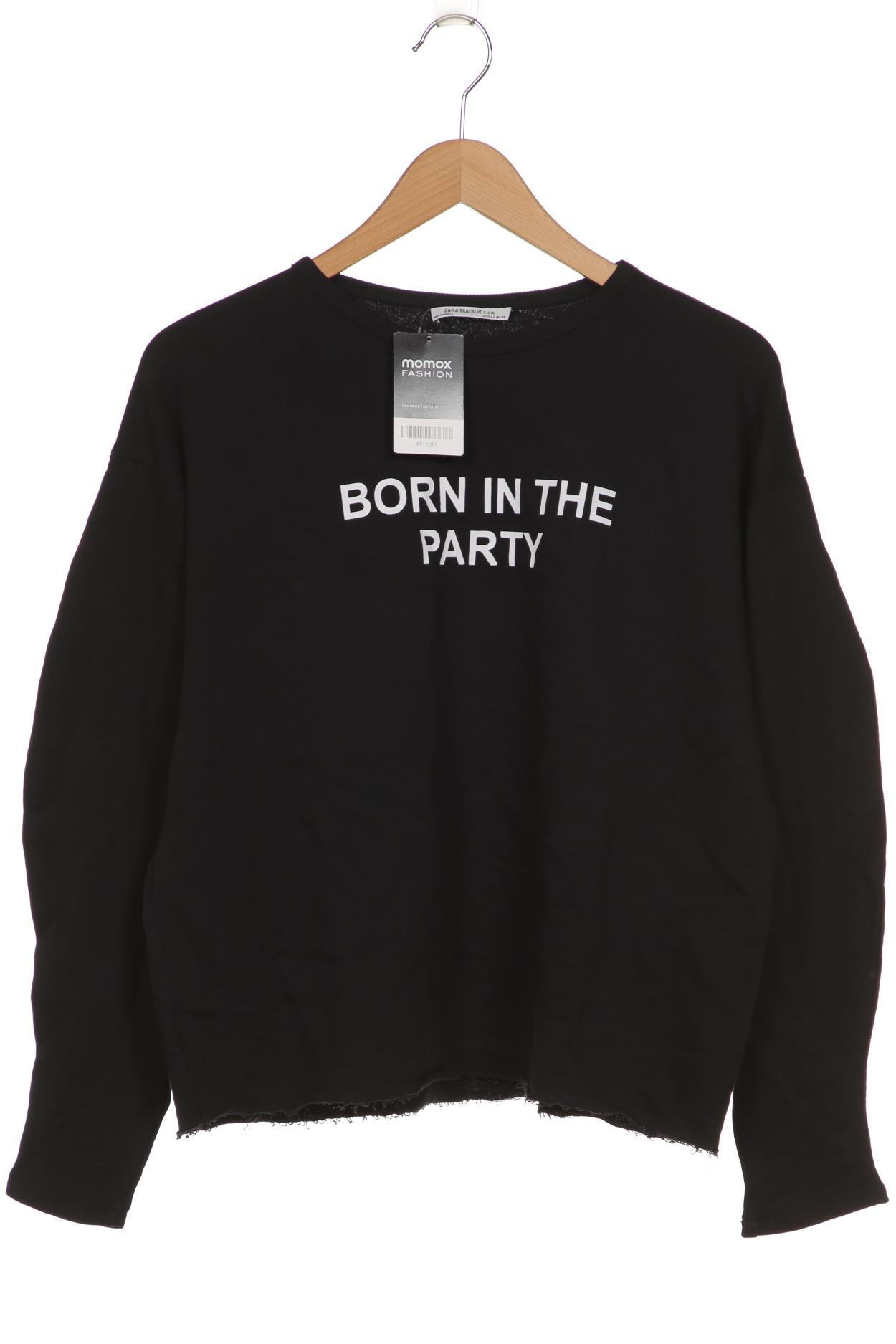 

ZARA Damen Sweatshirt, schwarz