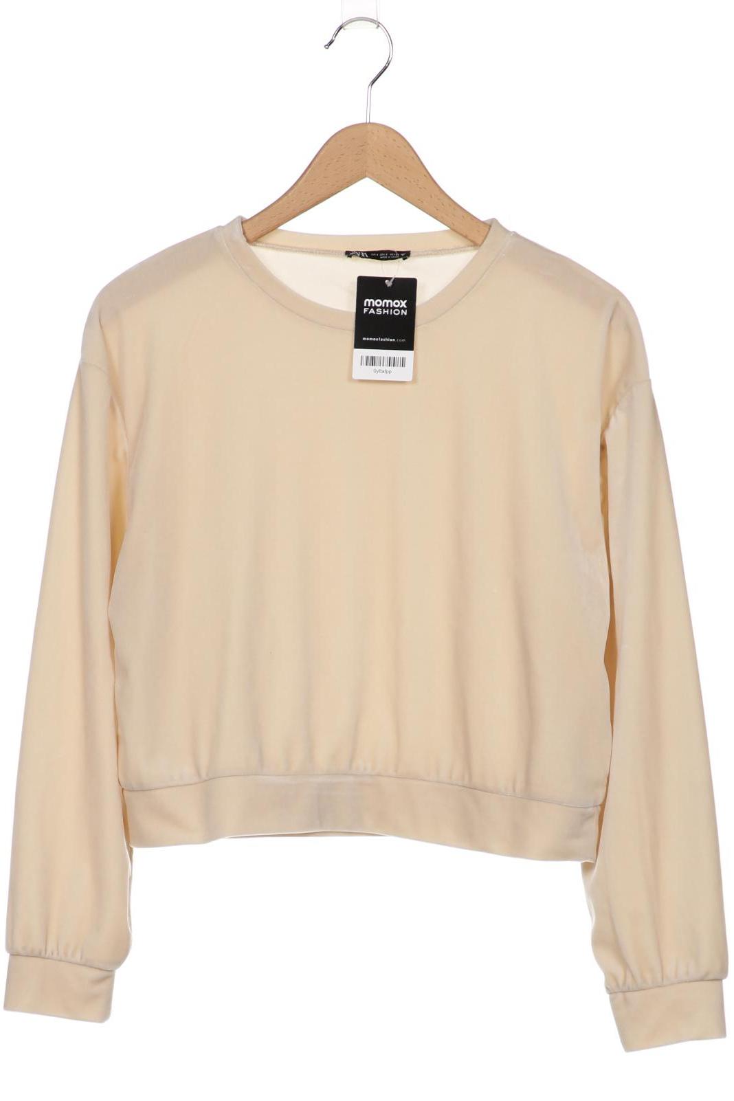 

Zara Damen Sweatshirt, beige, Gr. 36