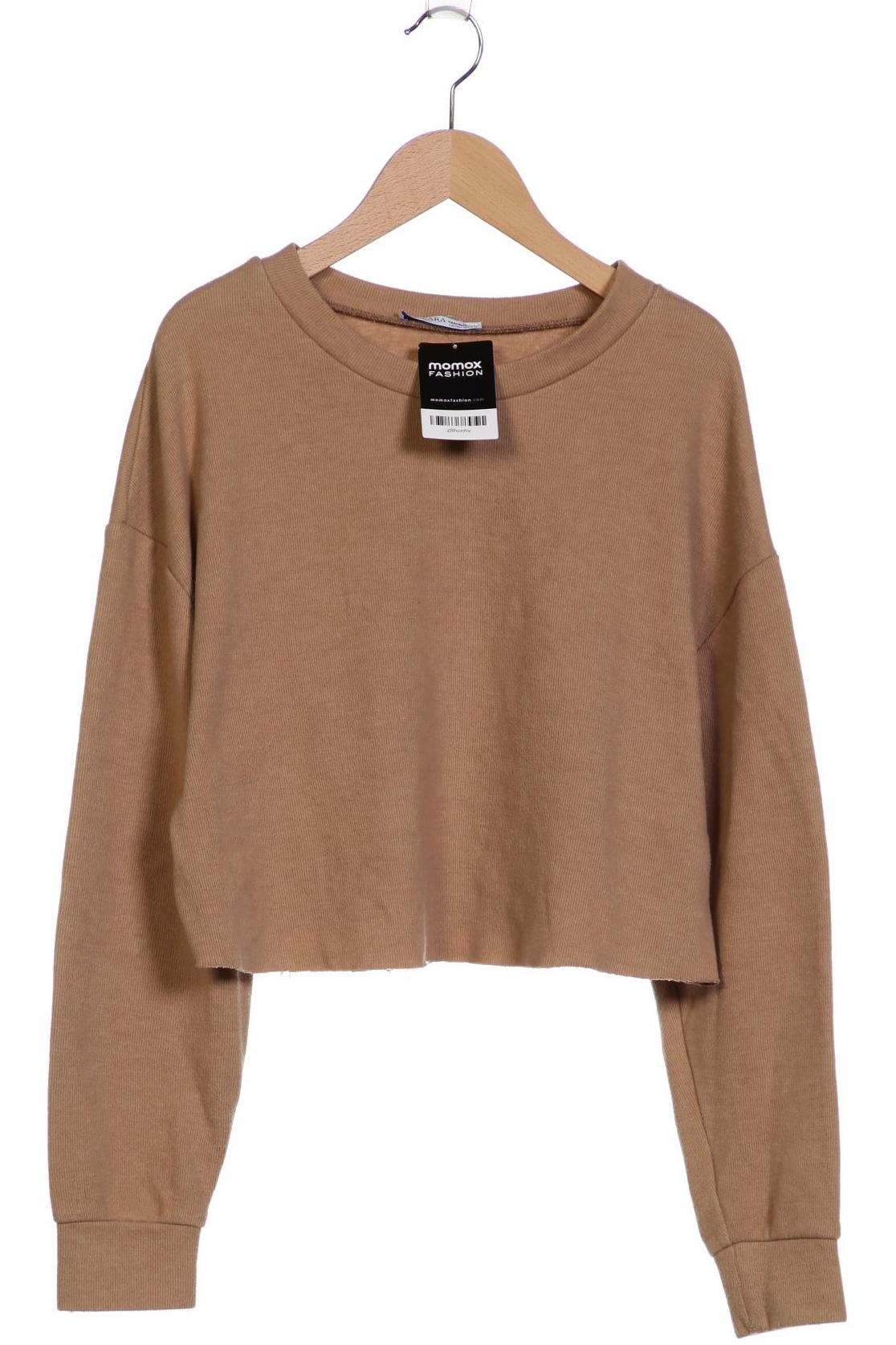 

Zara Damen Sweatshirt, beige, Gr. 36