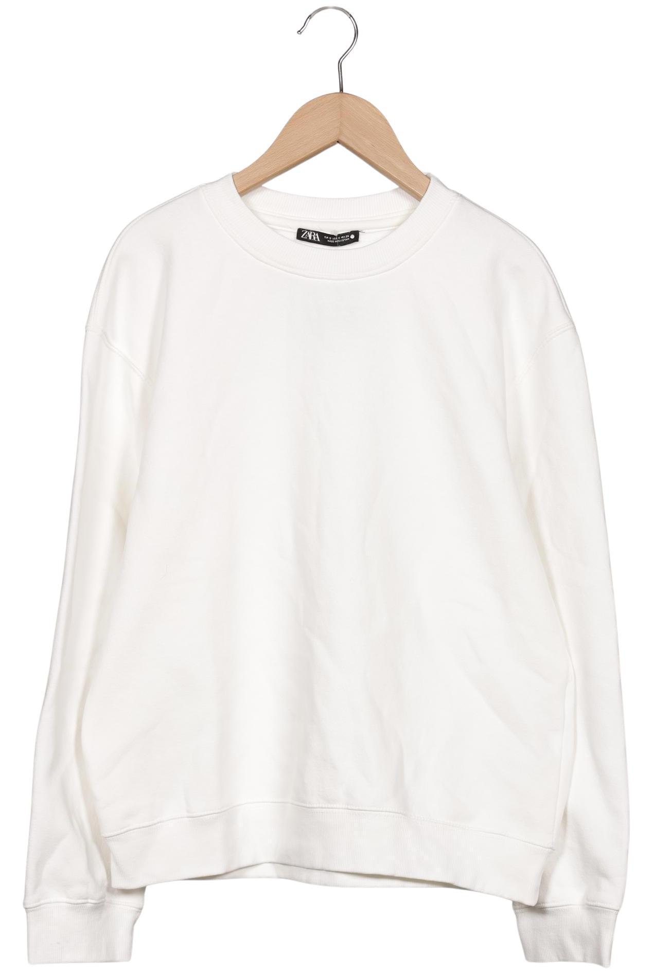 

Zara Damen Sweatshirt, weiß, Gr. 36