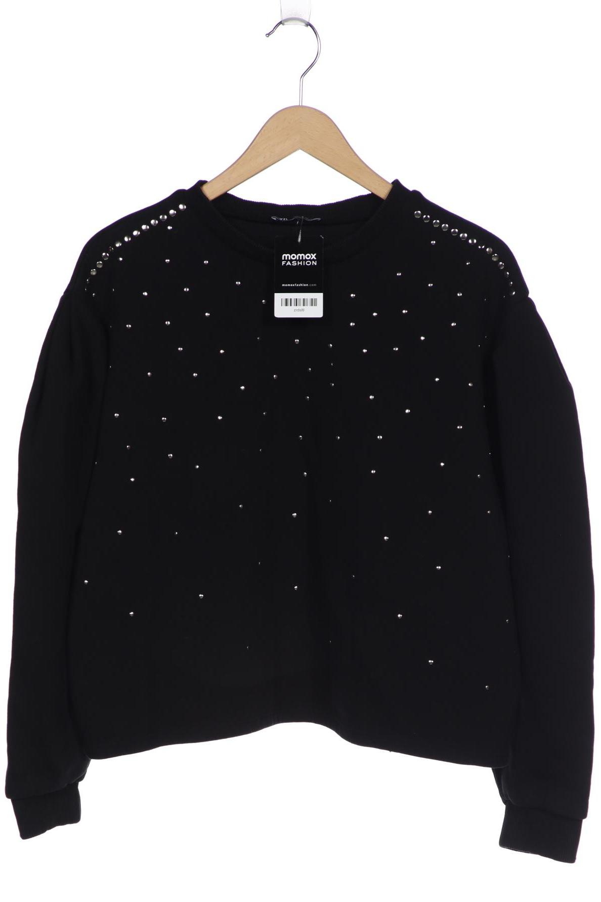 

ZARA Damen Sweatshirt, schwarz