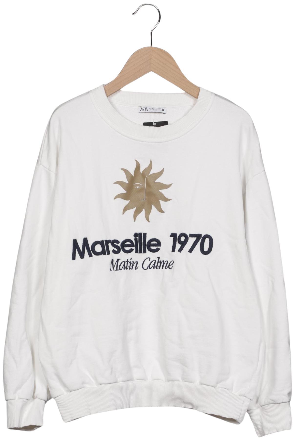 

Zara Damen Sweatshirt, weiß, Gr. 38