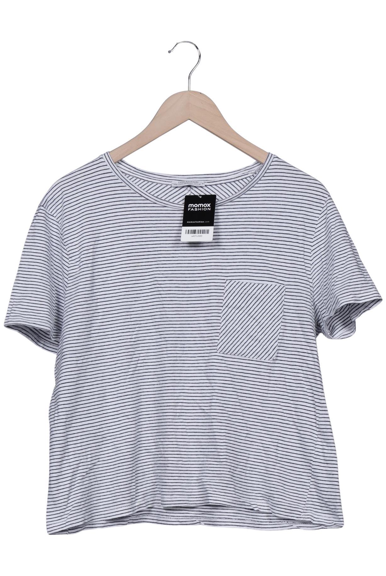 

Zara Damen T-Shirt, weiß, Gr. 42