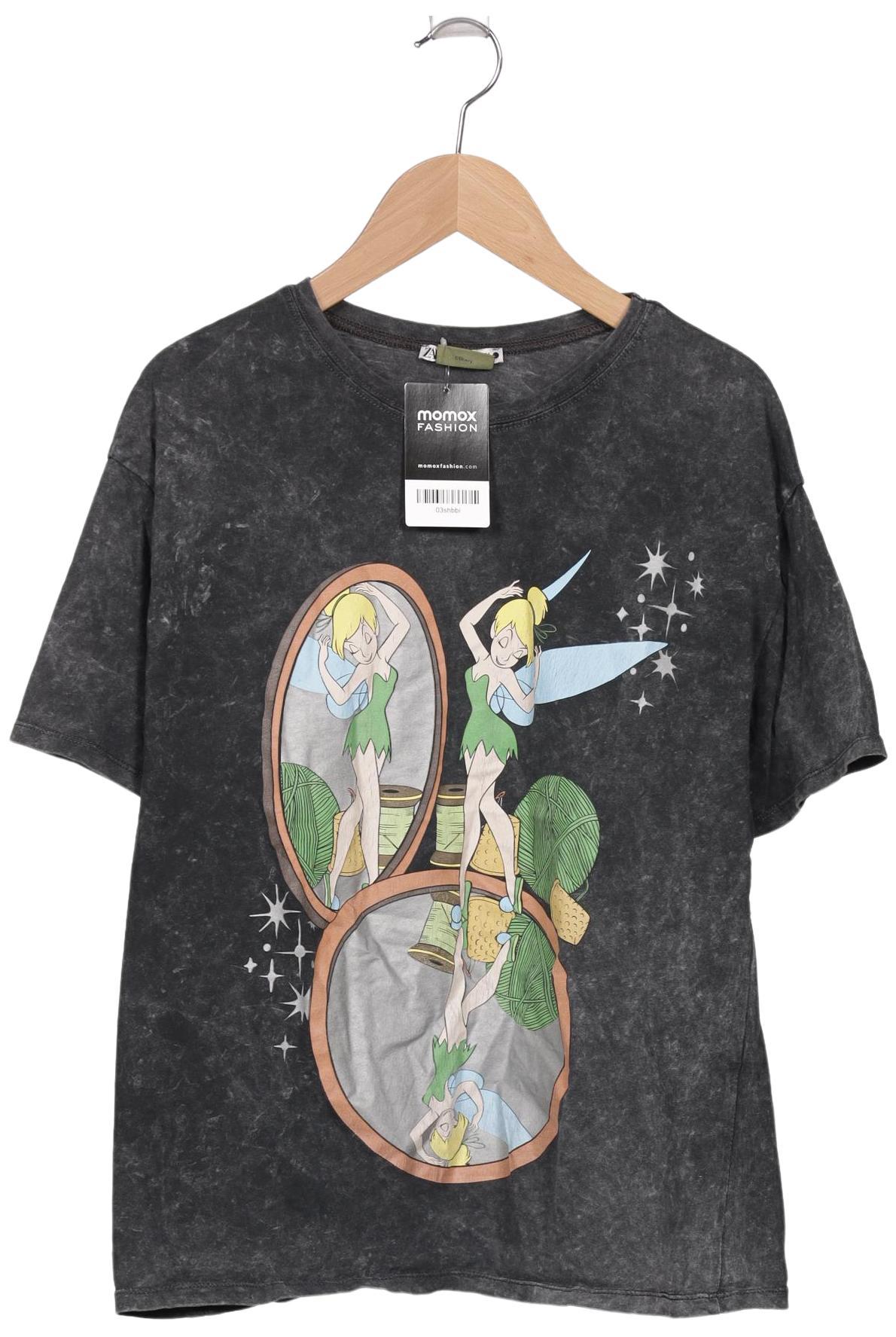 

Zara Damen T-Shirt, schwarz, Gr. 36