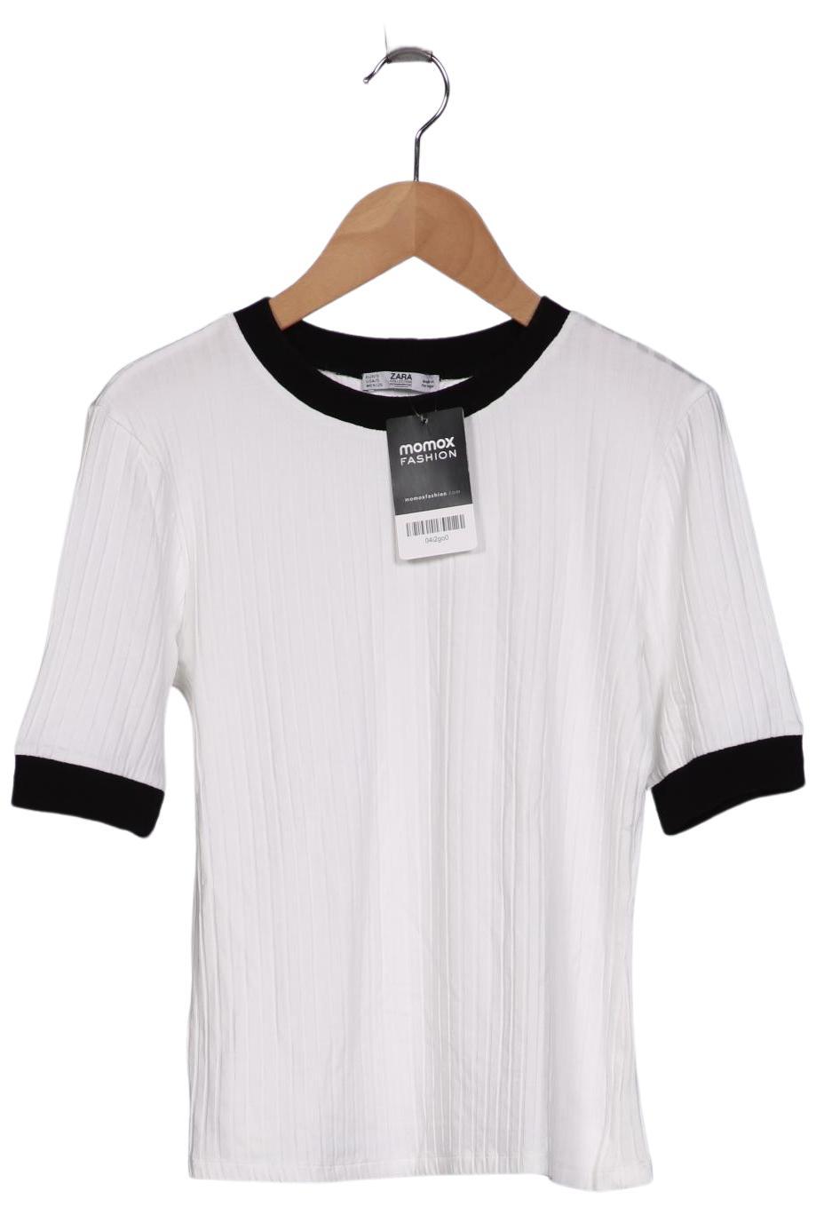 

Zara Damen T-Shirt, weiß, Gr. 36