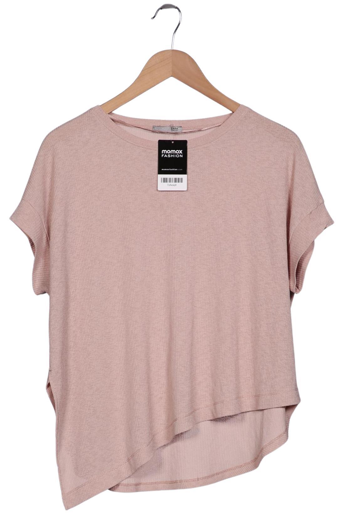 

Zara Damen T-Shirt, beige, Gr. 36