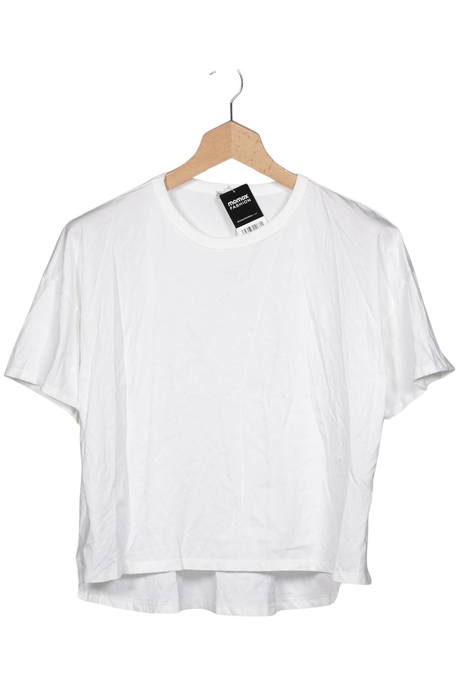 

Zara Damen T-Shirt, weiß, Gr. 42