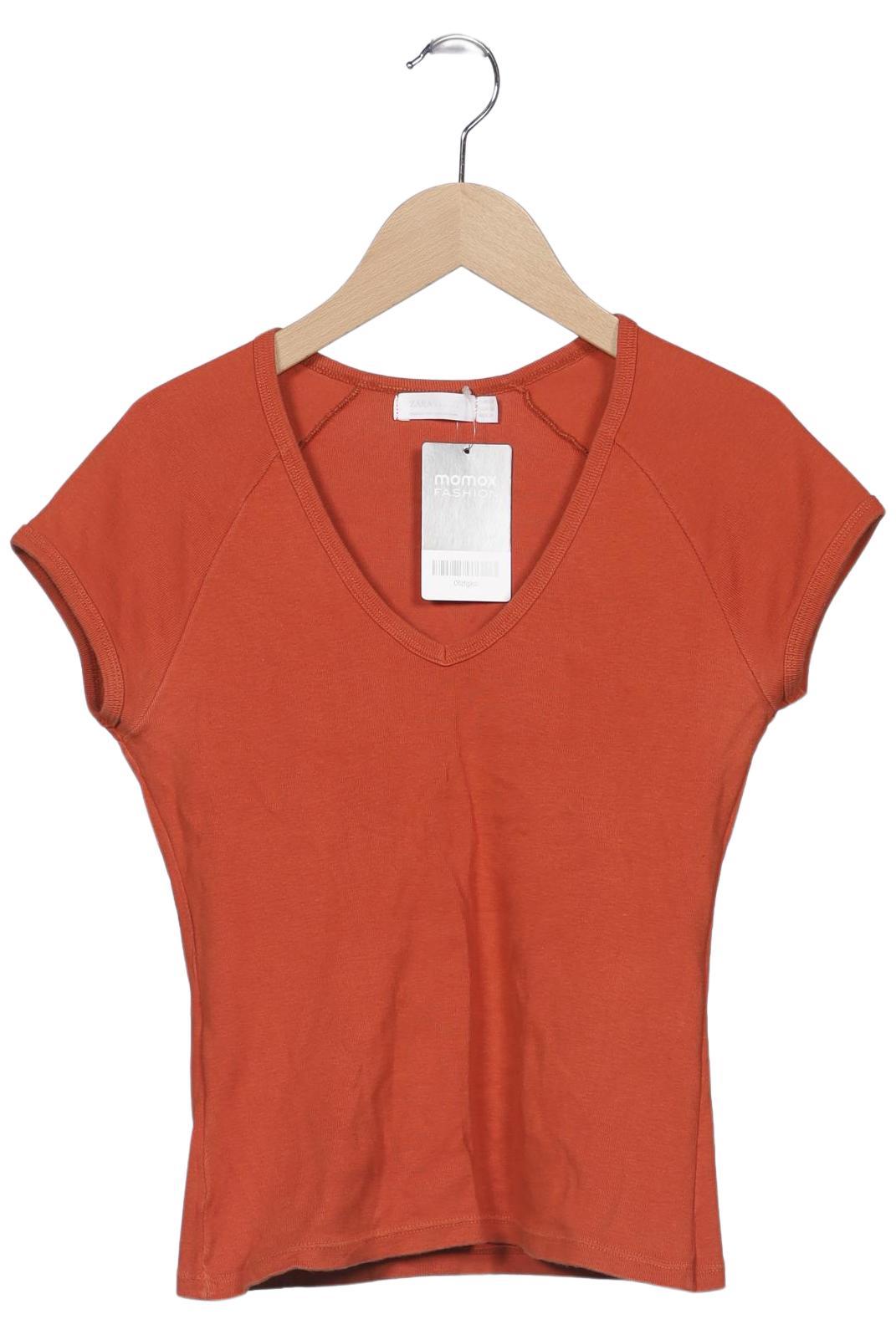 Thumbnail - Zara Damen T-Shirt, orange, Gr. 38