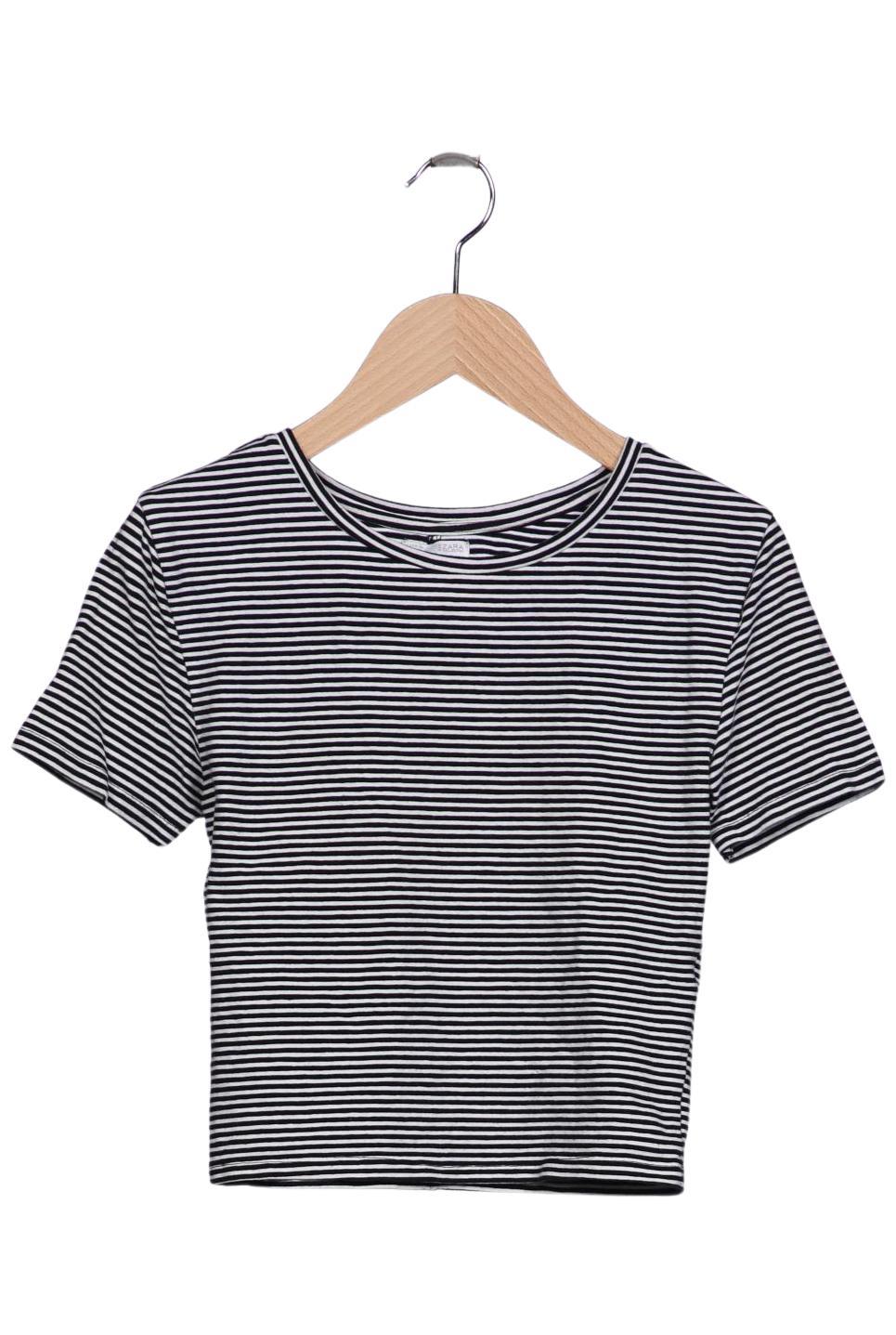 

Zara Damen T-Shirt, schwarz, Gr. 38