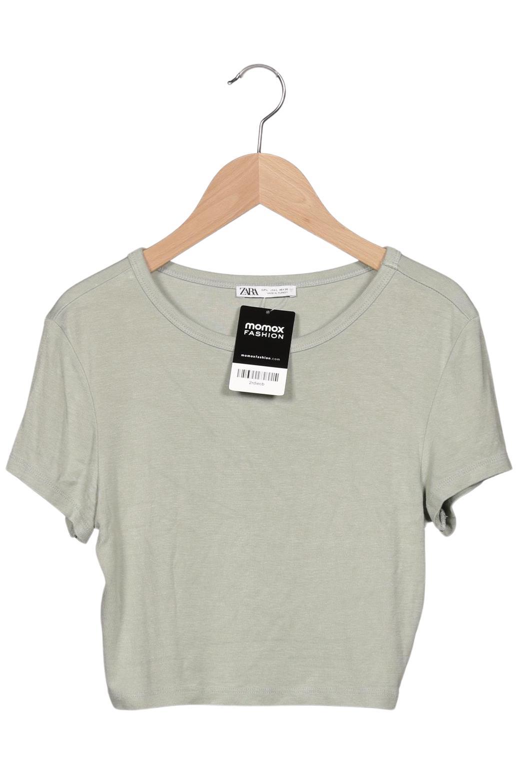 

Zara Damen T-Shirt, grün, Gr. 42