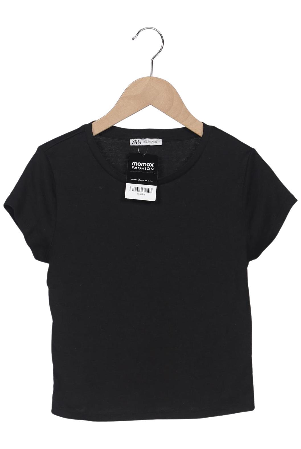 

Zara Damen T-Shirt, schwarz, Gr. 42