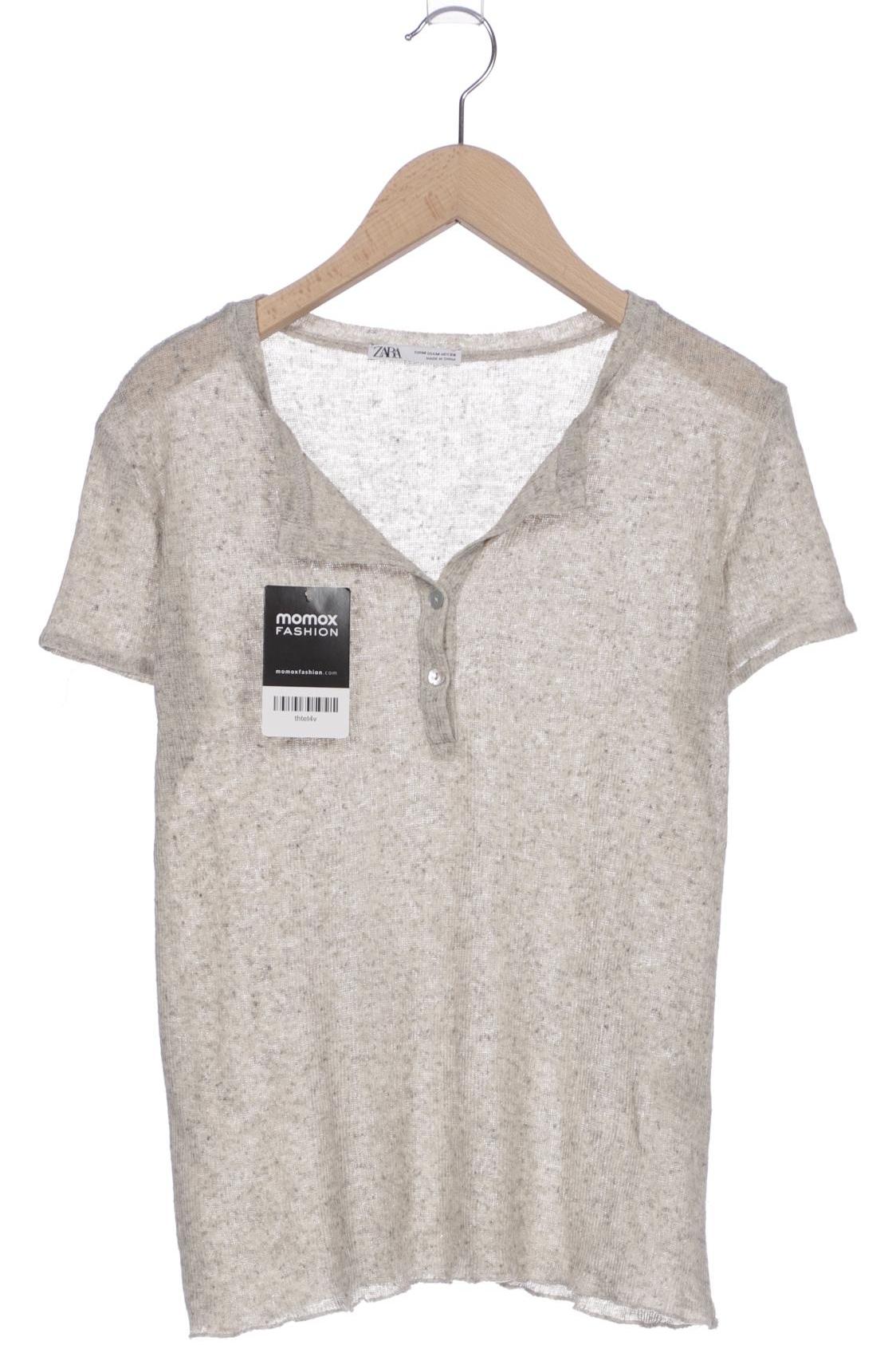 

Zara Damen T-Shirt, grau, Gr. 38