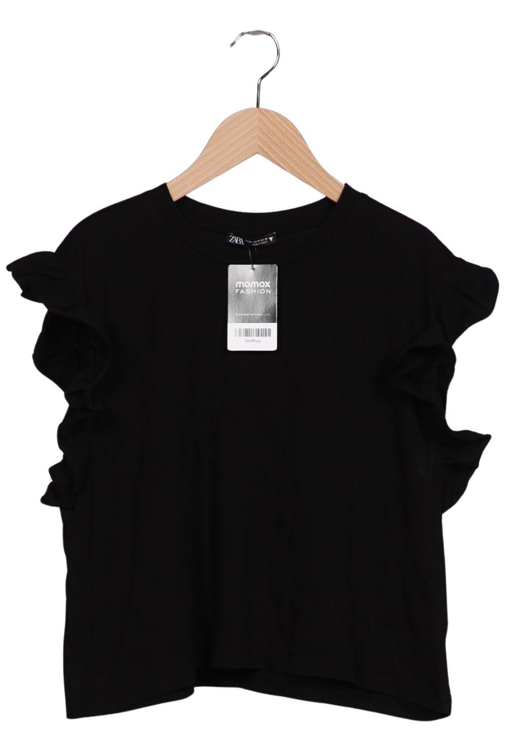 

Zara Damen T-Shirt, schwarz, Gr. 38