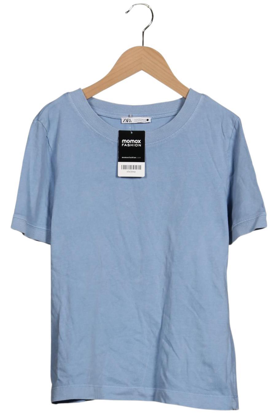 

Zara Damen T-Shirt, blau, Gr. 38