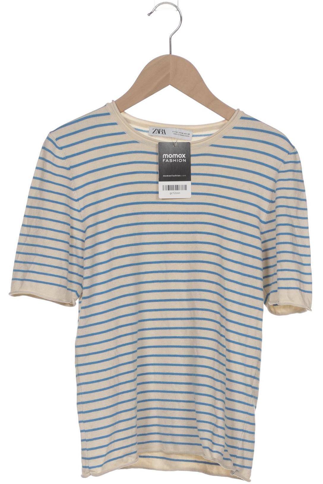 

Zara Damen T-Shirt, cremeweiß, Gr. 38